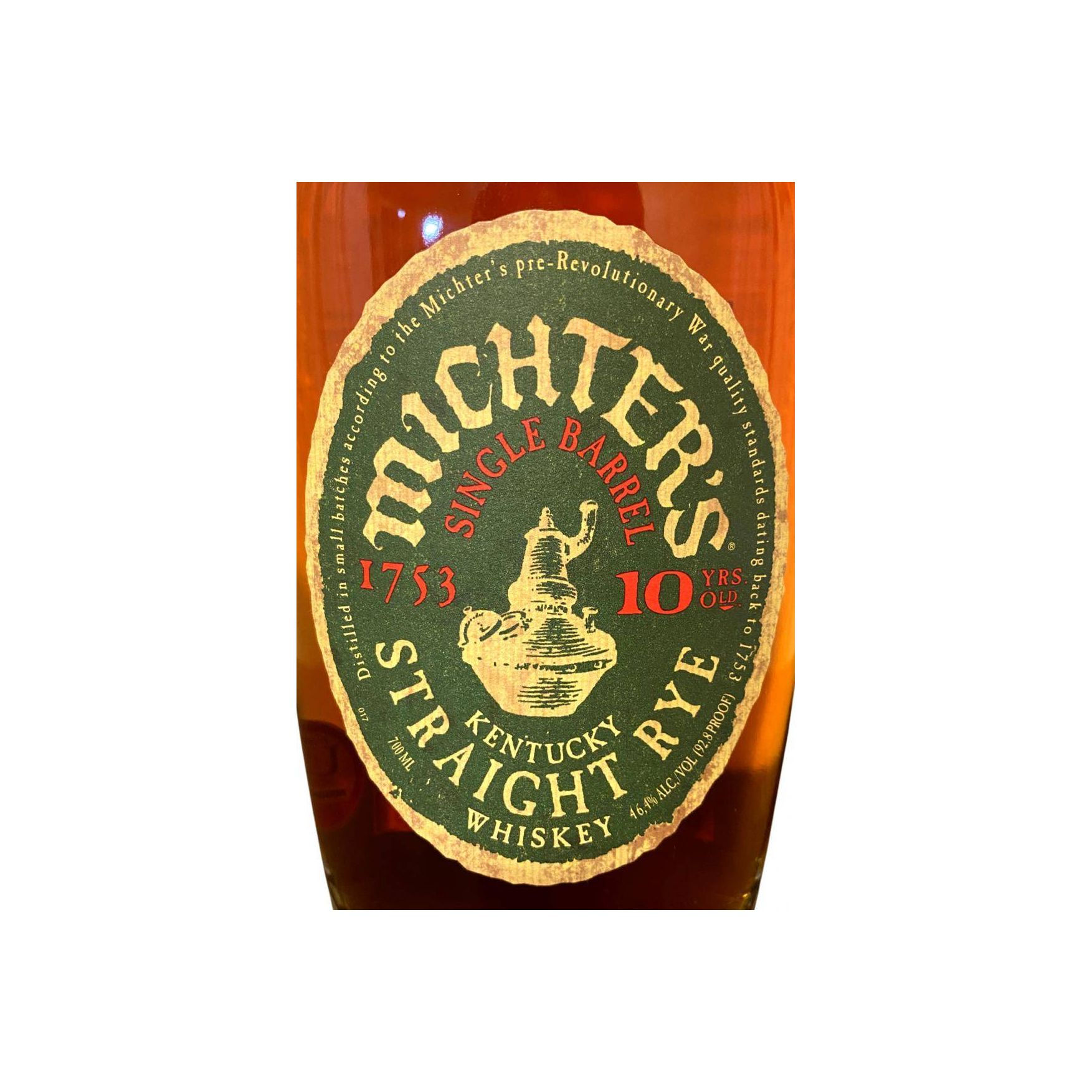 Michter's 10 Years Rye Whisky 2