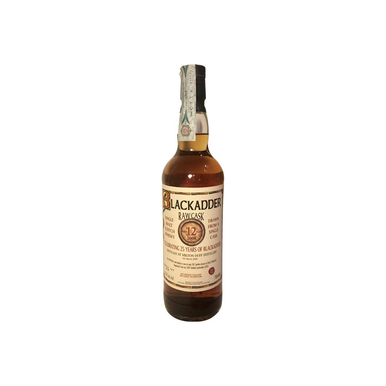 Miltonduff Raw Cask 2008 12 Years Single Malt Whisky 2