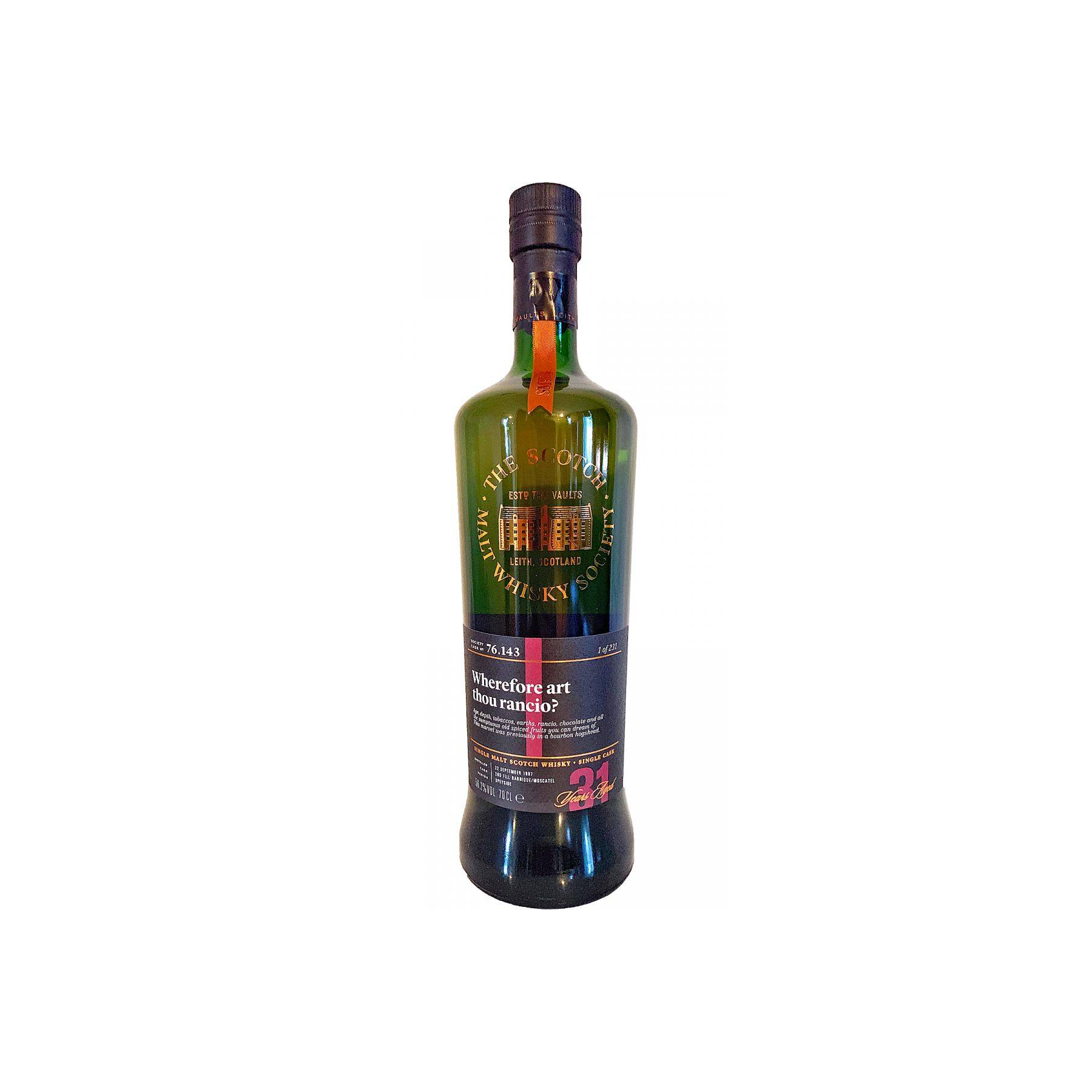 The Scotch Malt Whisky Society 1987 31 Years Single Malt Whisky