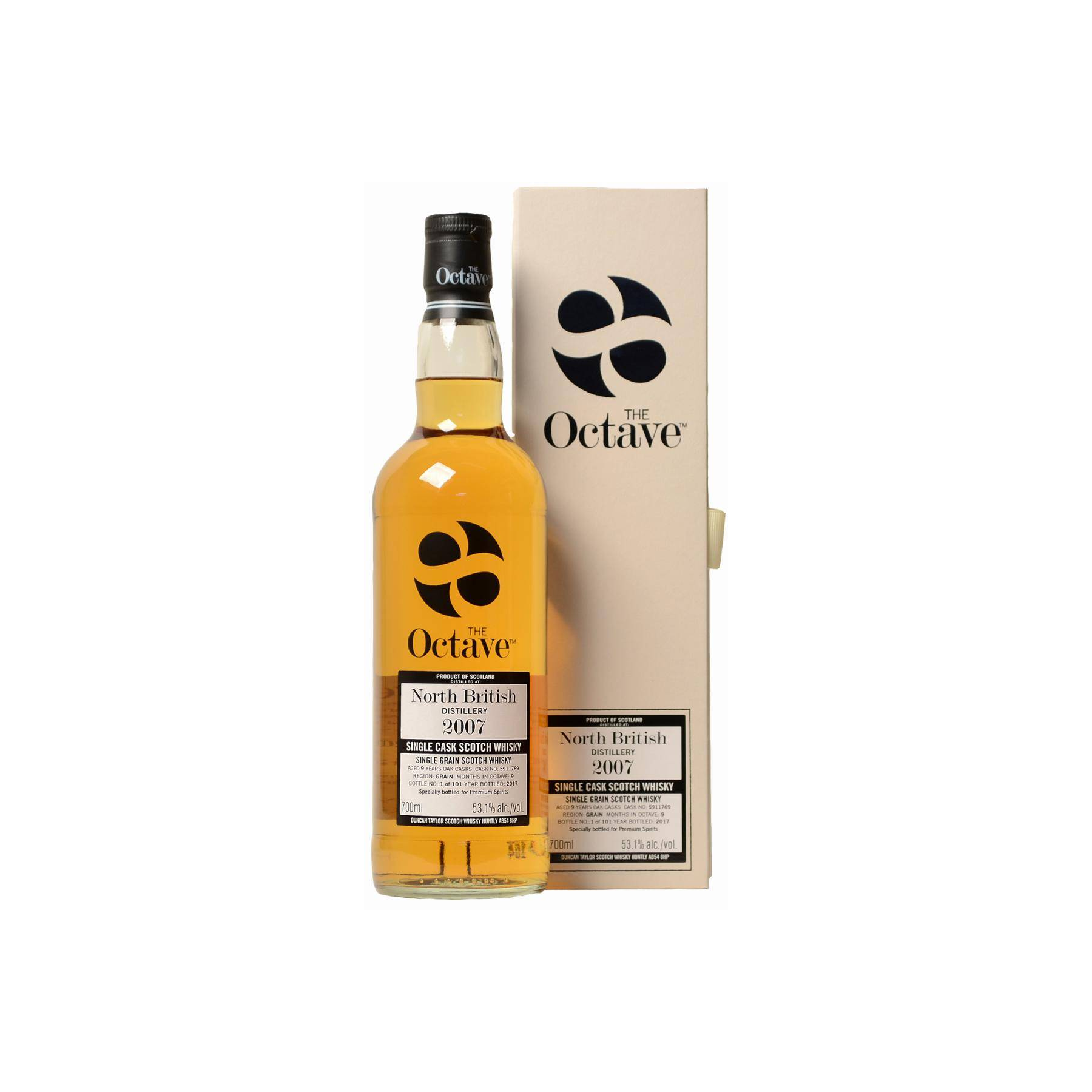 North British The Octave 2007 10 Years Single Grain Whisky 2