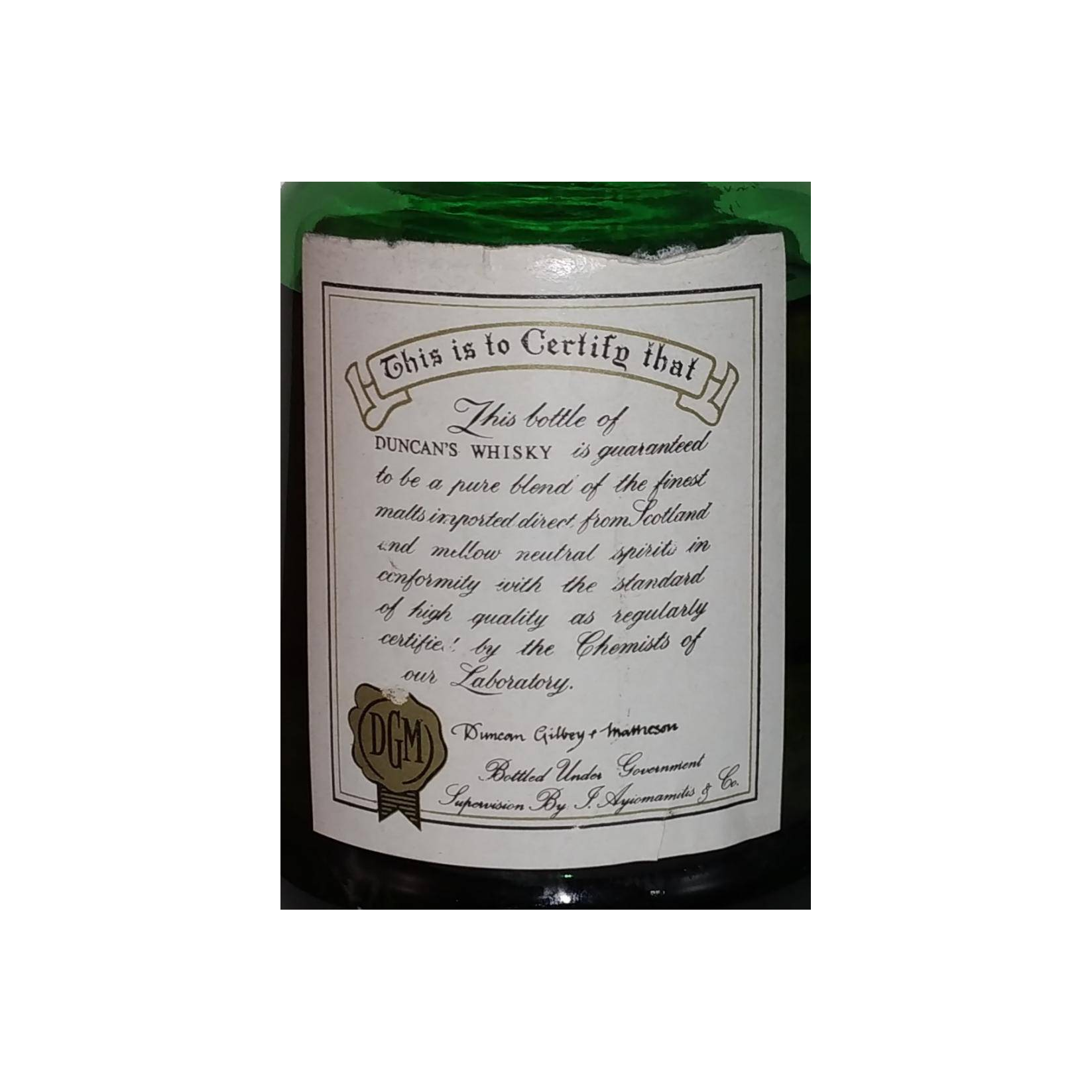 Duncan's Whisky 2