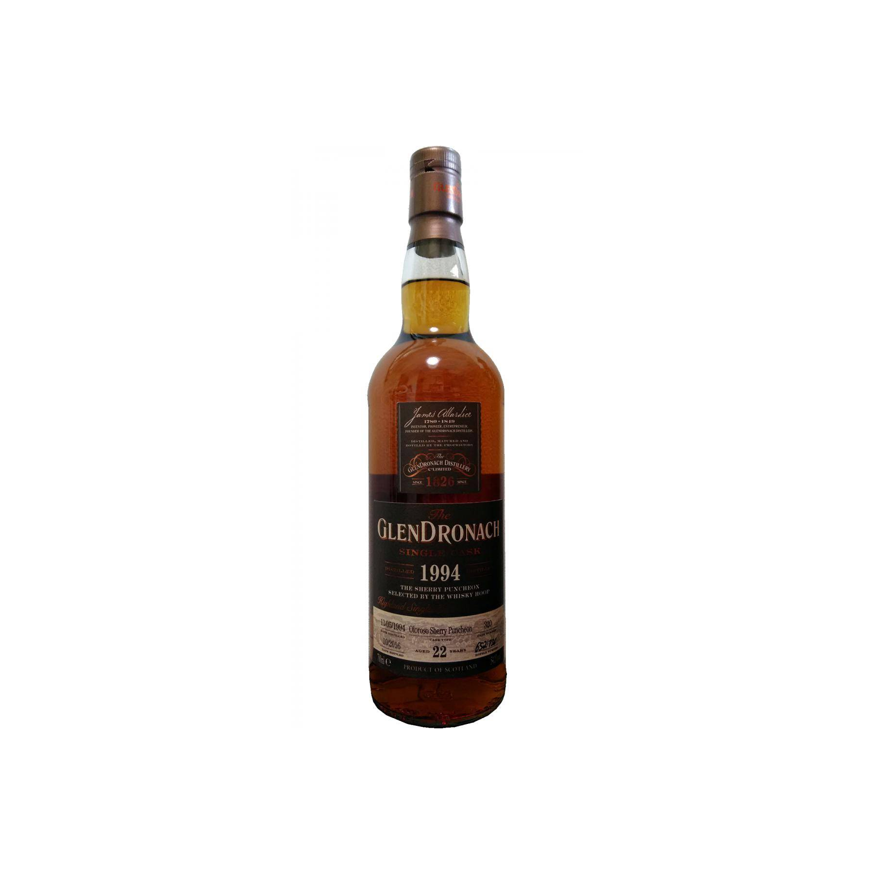 GlenDronach Single Cask 1994 22 Years Single Malt Whisky