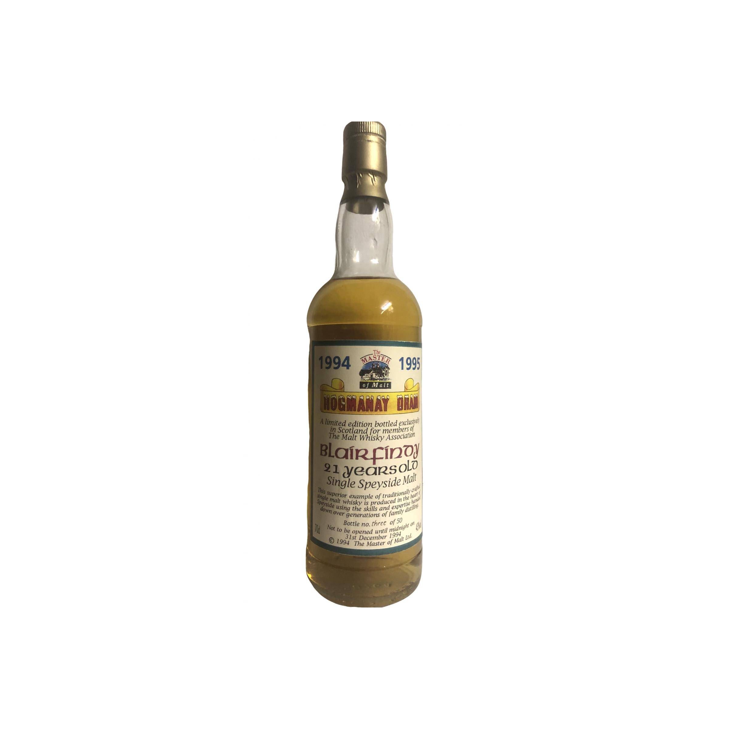 Master of Malt 21 Years Single Malt Whisky