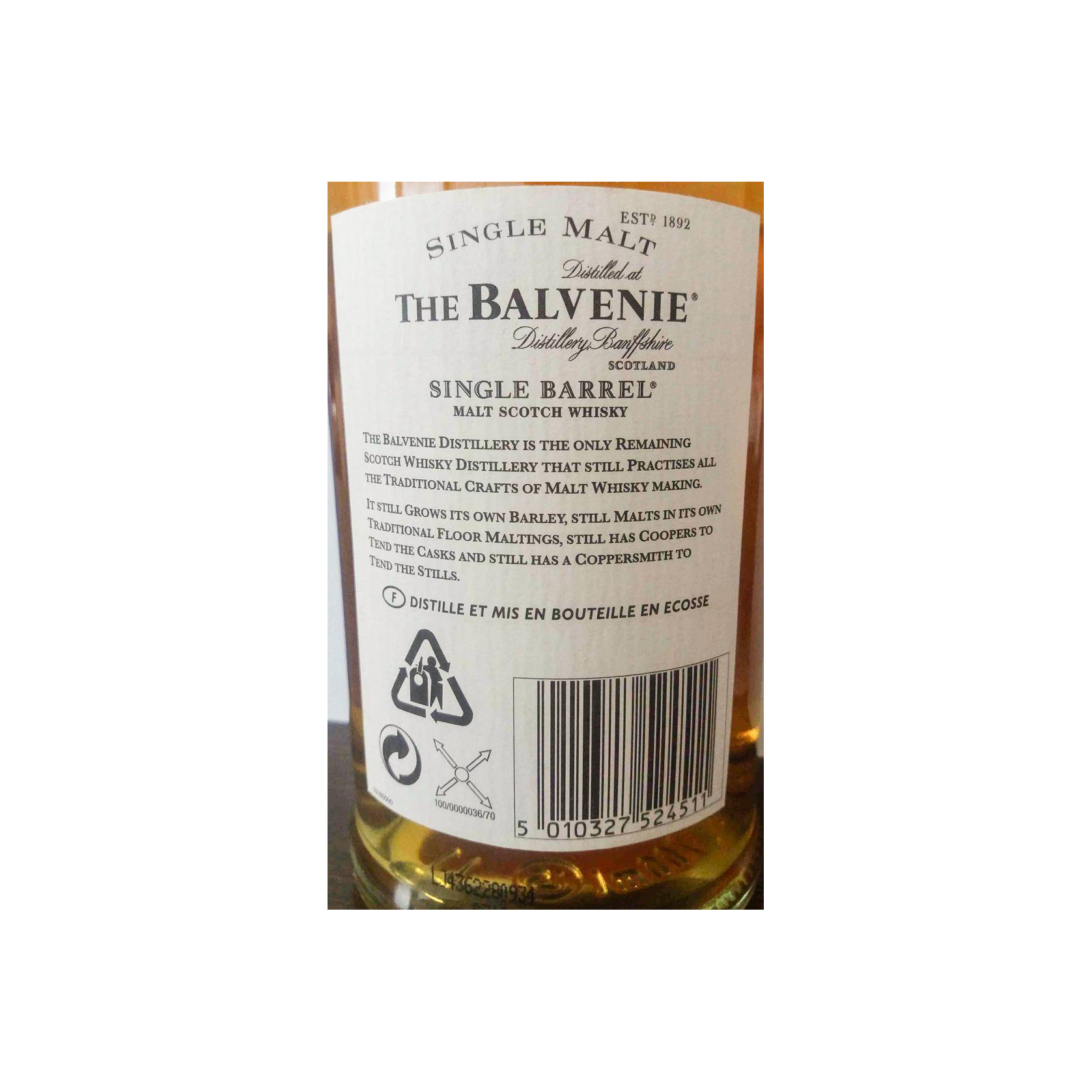 The Balvenie Single Cask 1974 25 Years Single Malt Whisky 3