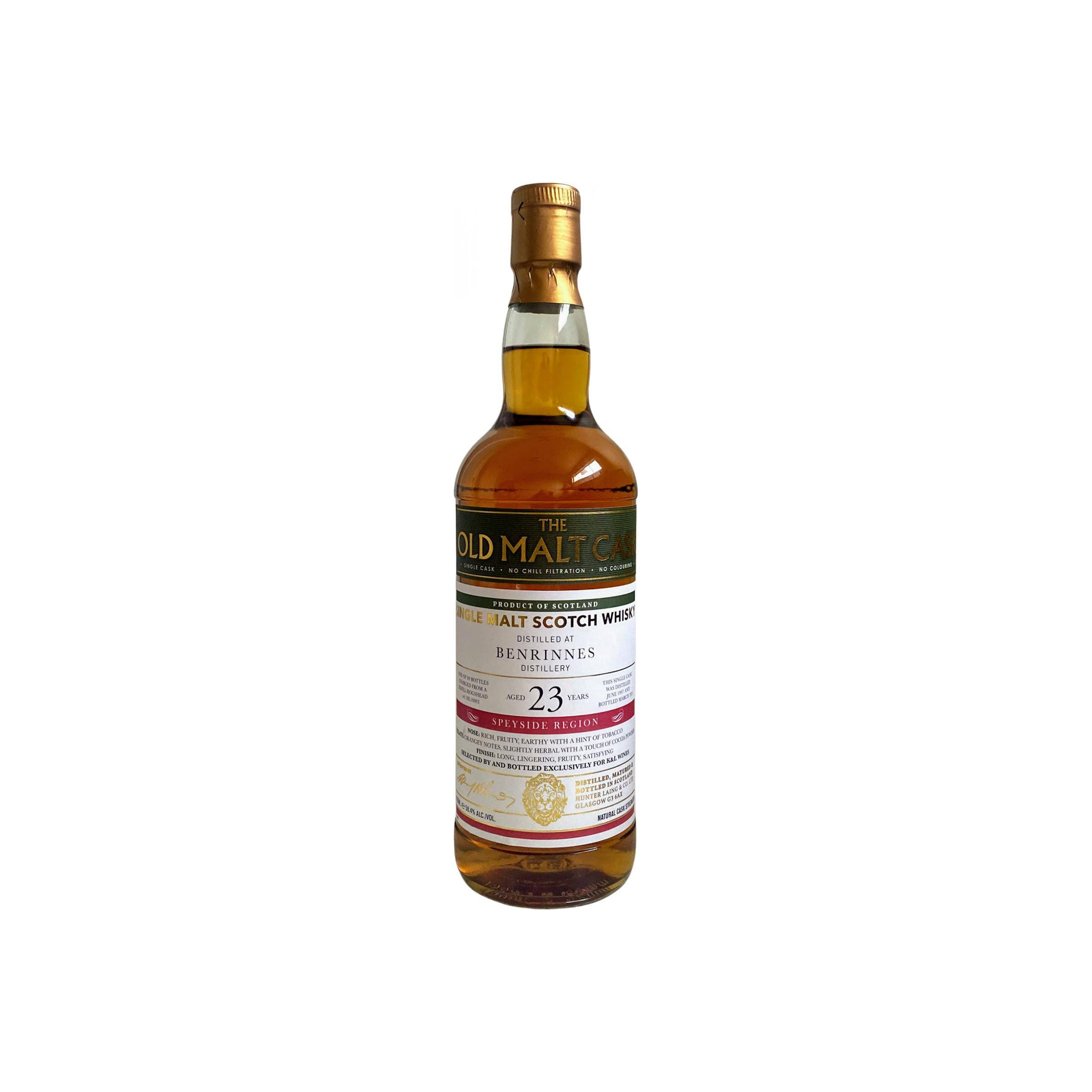 Benrinnes Old Malt Cask 1997 23 Years Single Malt Whisky