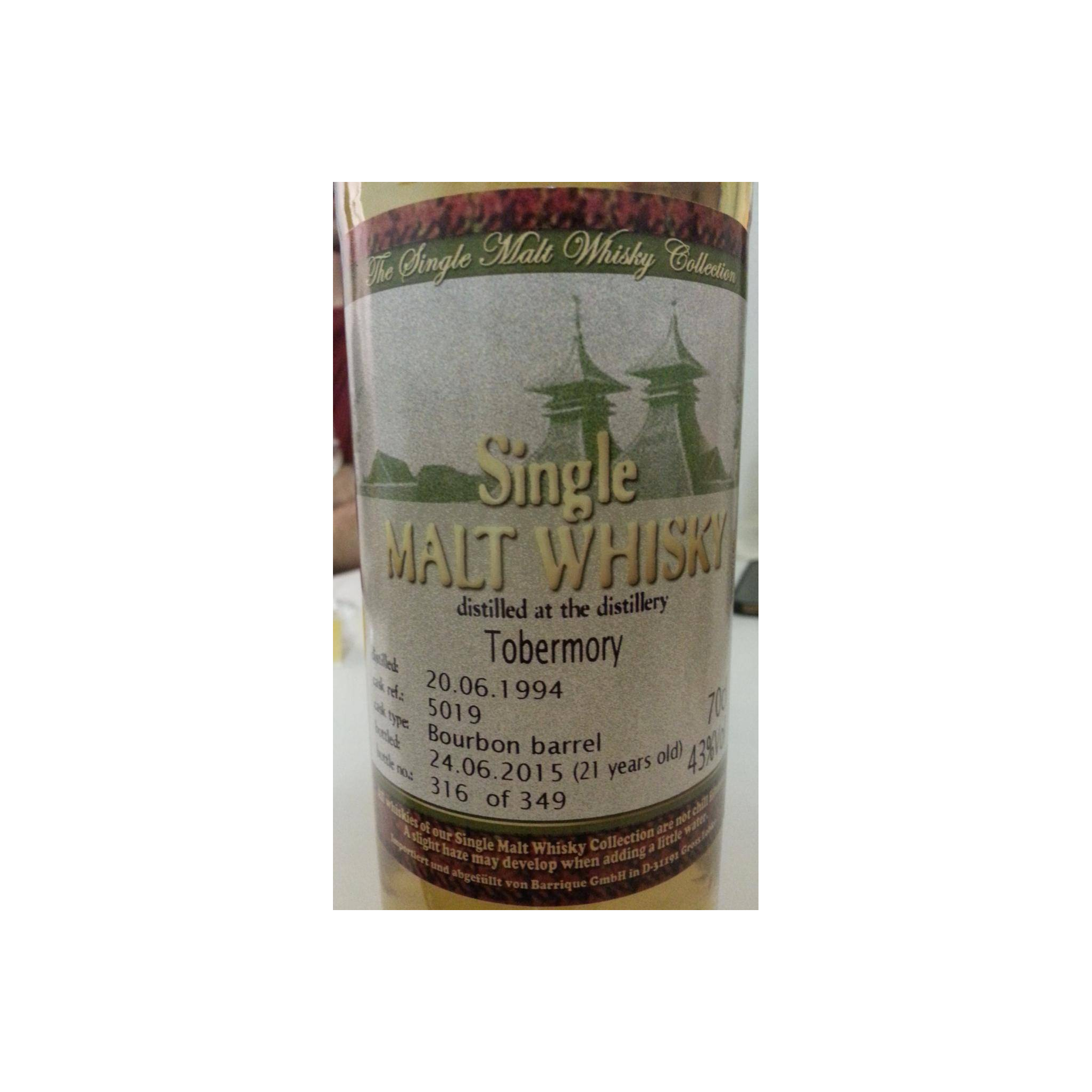 Tobermory 1994 21 Years Single Malt Whisky 2