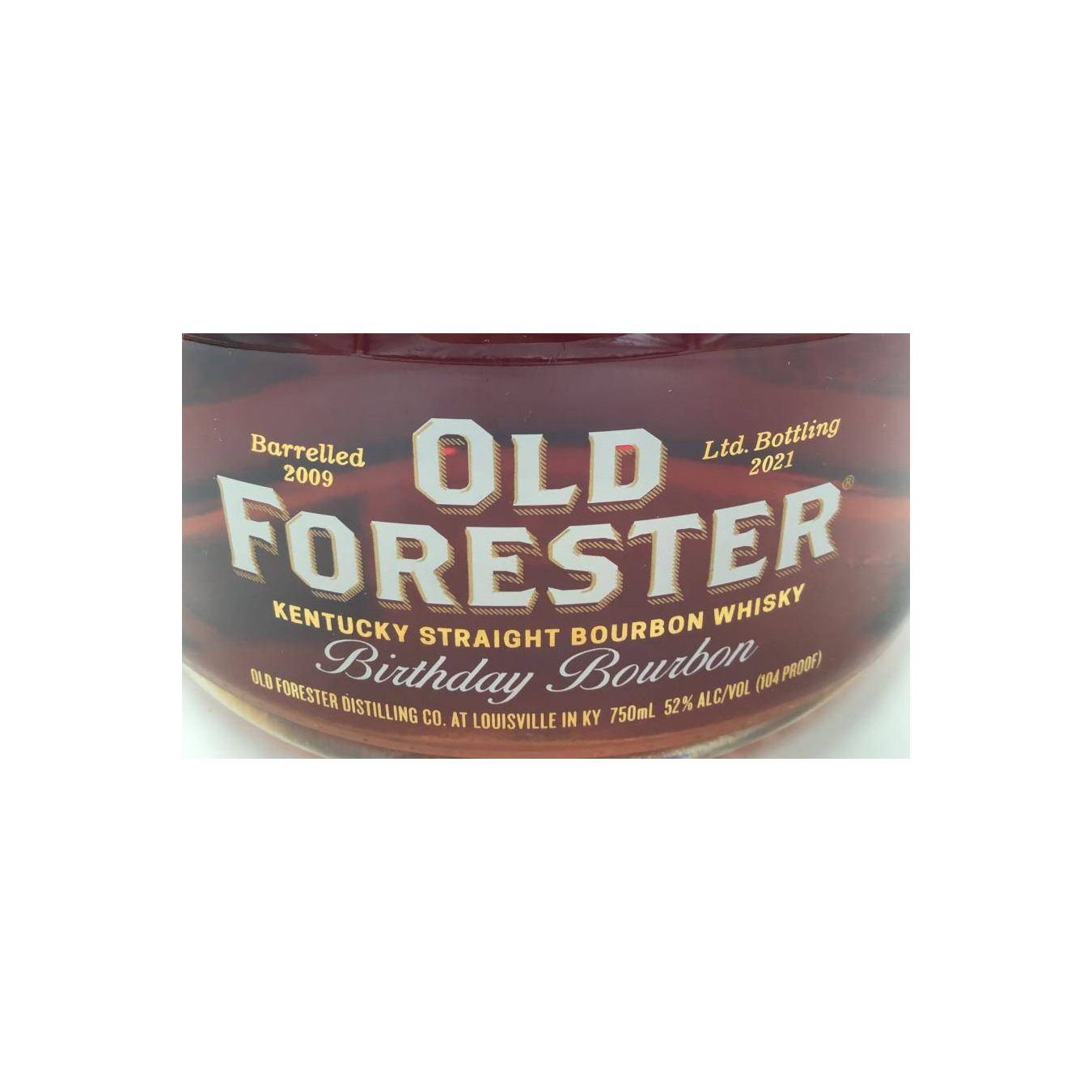 Old Forester 2009 - Birthday Bourbon 3