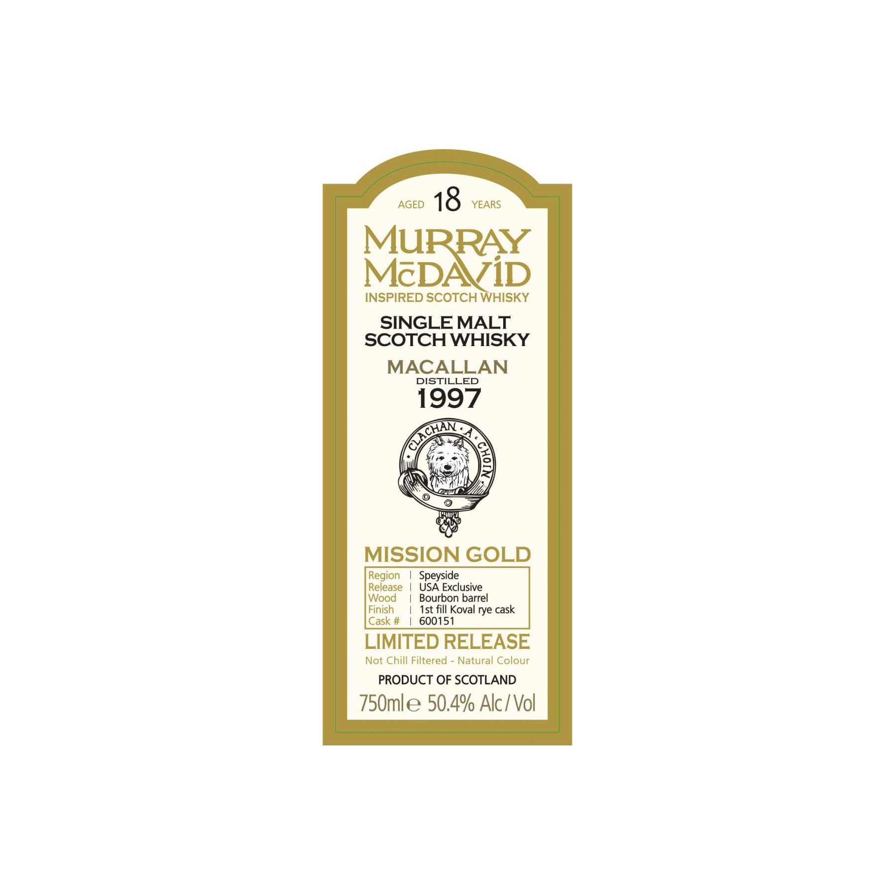 The Macallan 1997 18 Years Single Malt Whisky