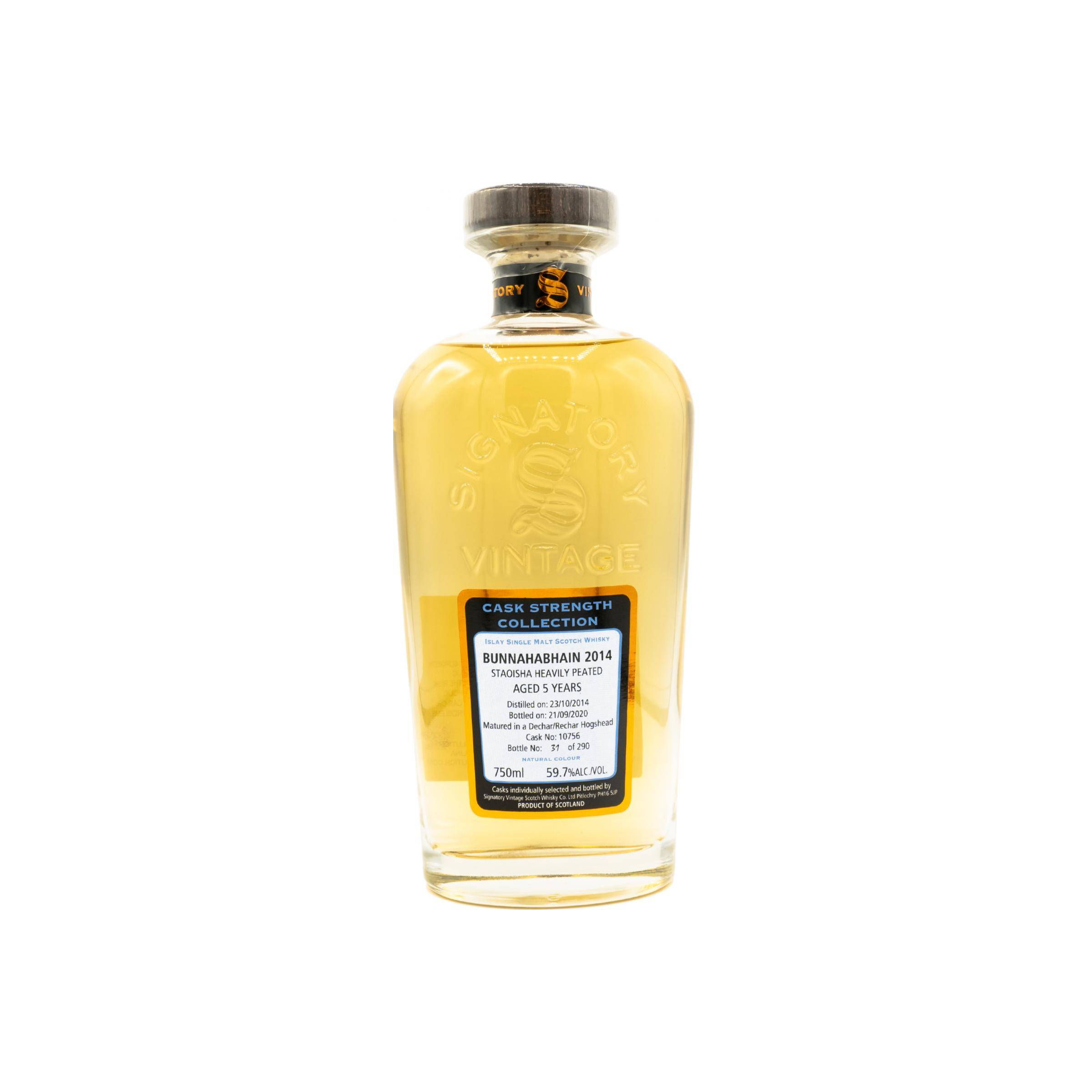 Bunnahabhain Cask Strength Collection 2014 5 Years Single Malt Whisky