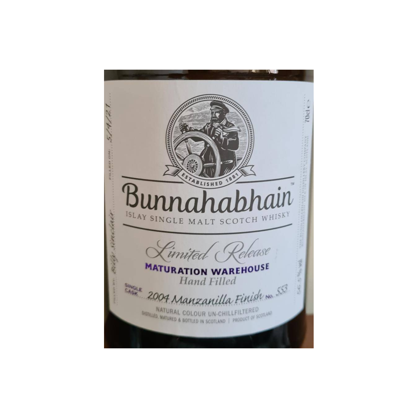 Bunnahabhain 2004 16 Years Single Malt Whisky 2