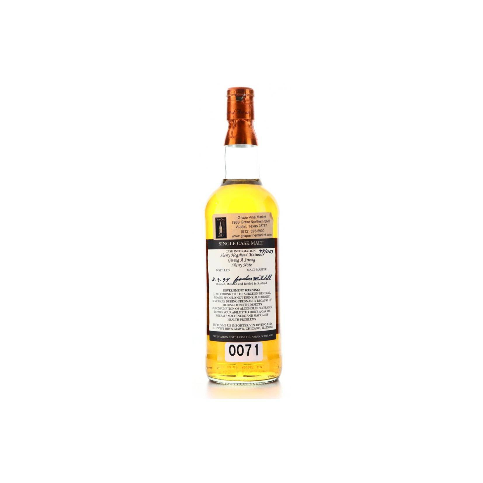 Arran 1997 5 Years Single Malt Whisky 2