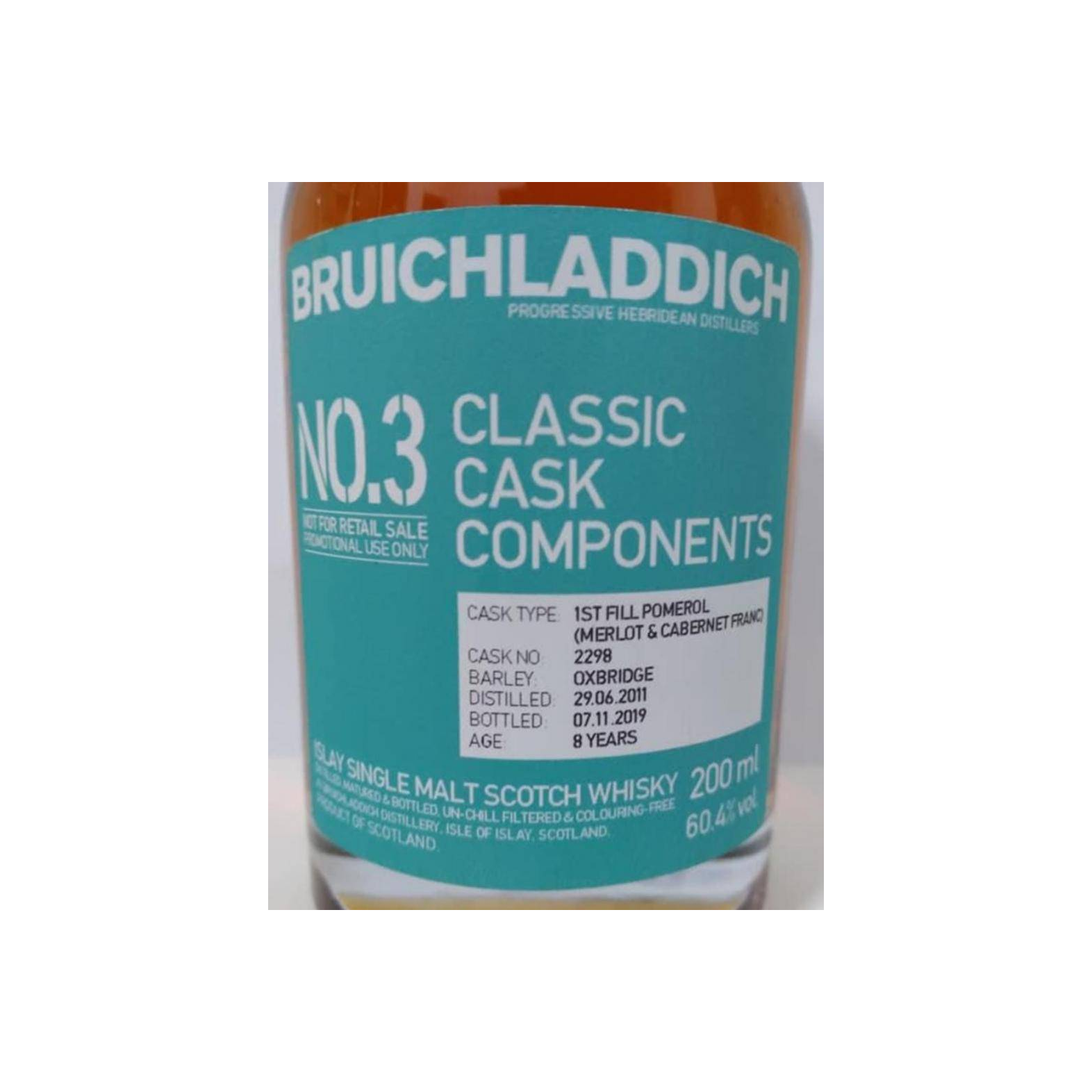 Bruichladdich 2011 8 Years Single Malt Whisky 3