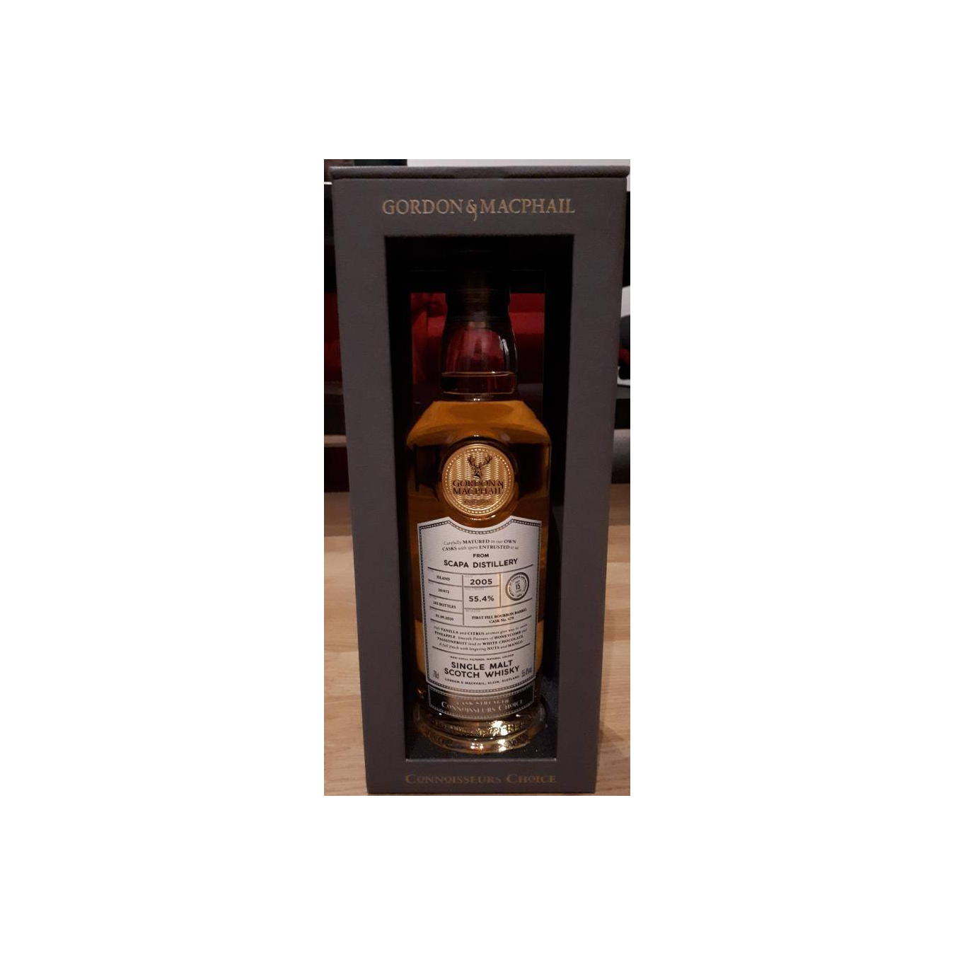 Scapa Connoisseurs Choice - Cask Strength 2005 15 Years Single Malt Whisky 3