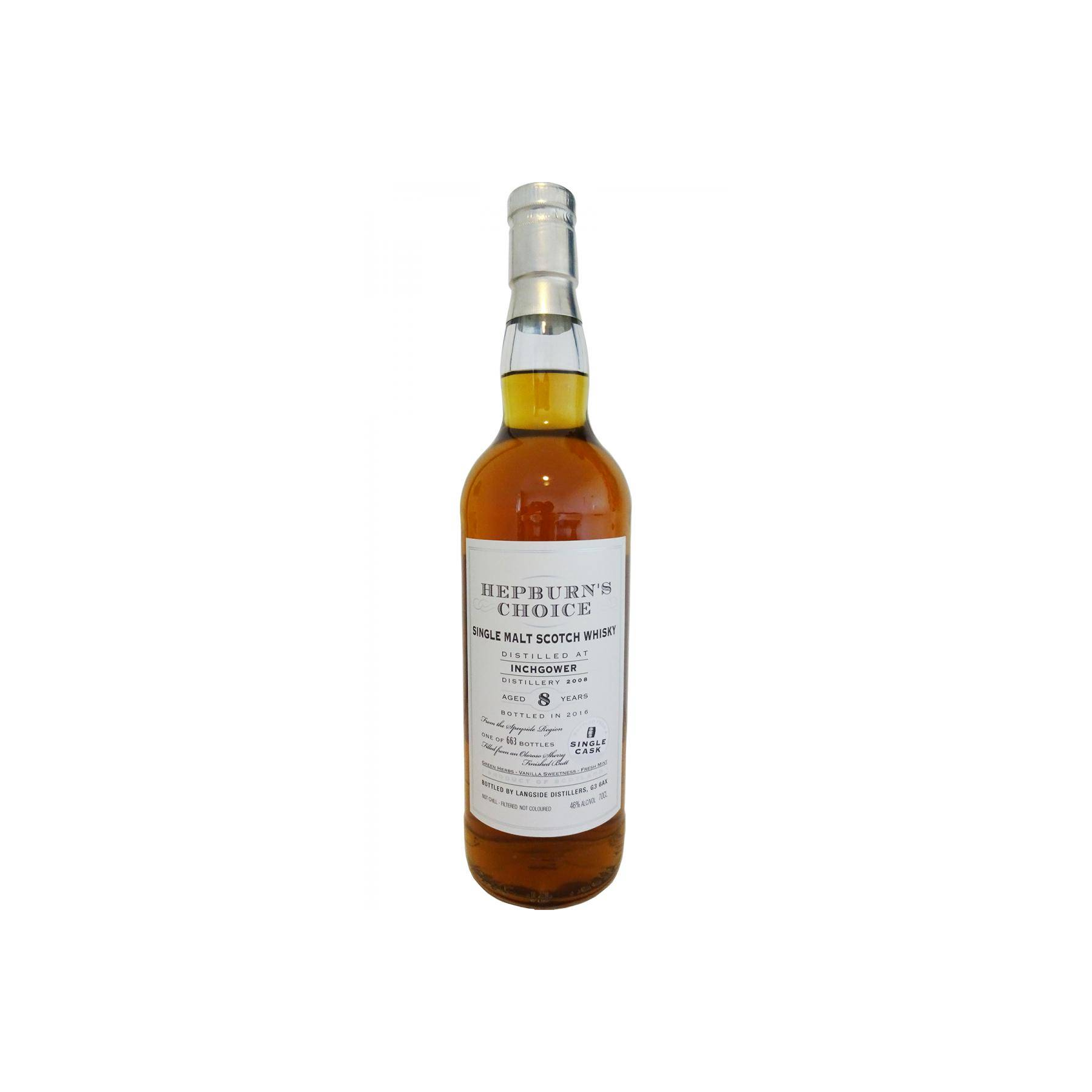 Inchgower 2008 8 Years Single Malt Whisky