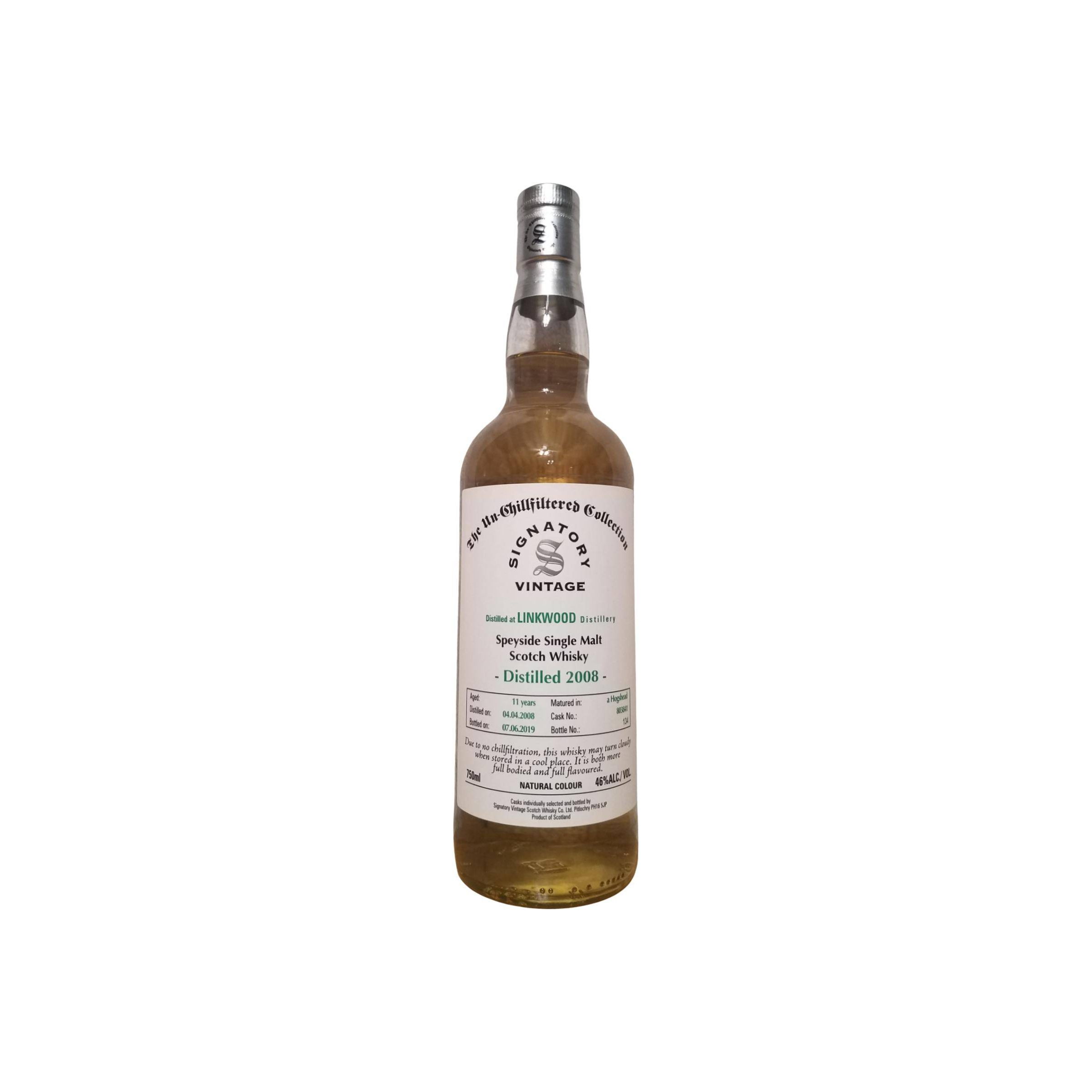 Linkwood The Un-Chillfiltered Collection 2008 11 Years Single Malt Whisky