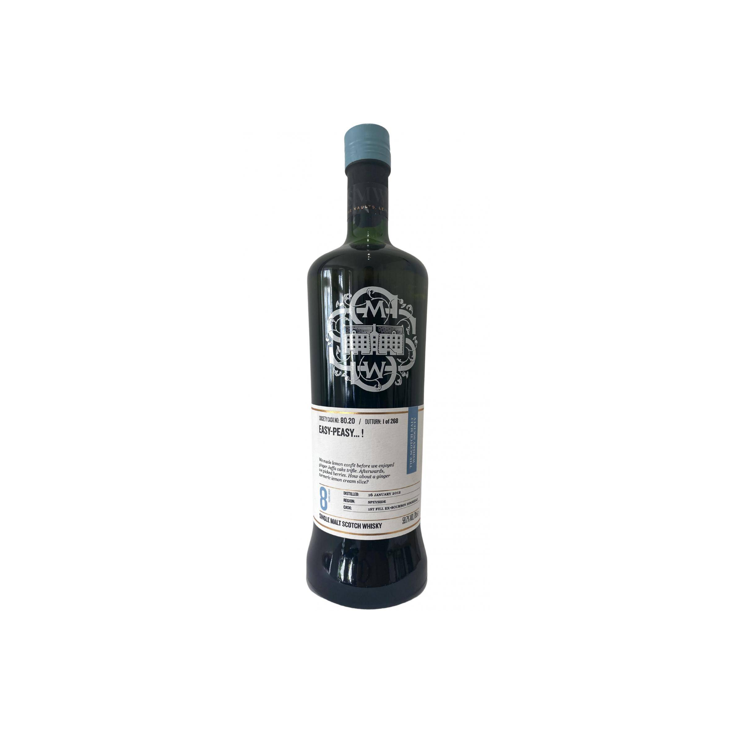 The Scotch Malt Whisky Society 2012 8 Years Single Malt Whisky
