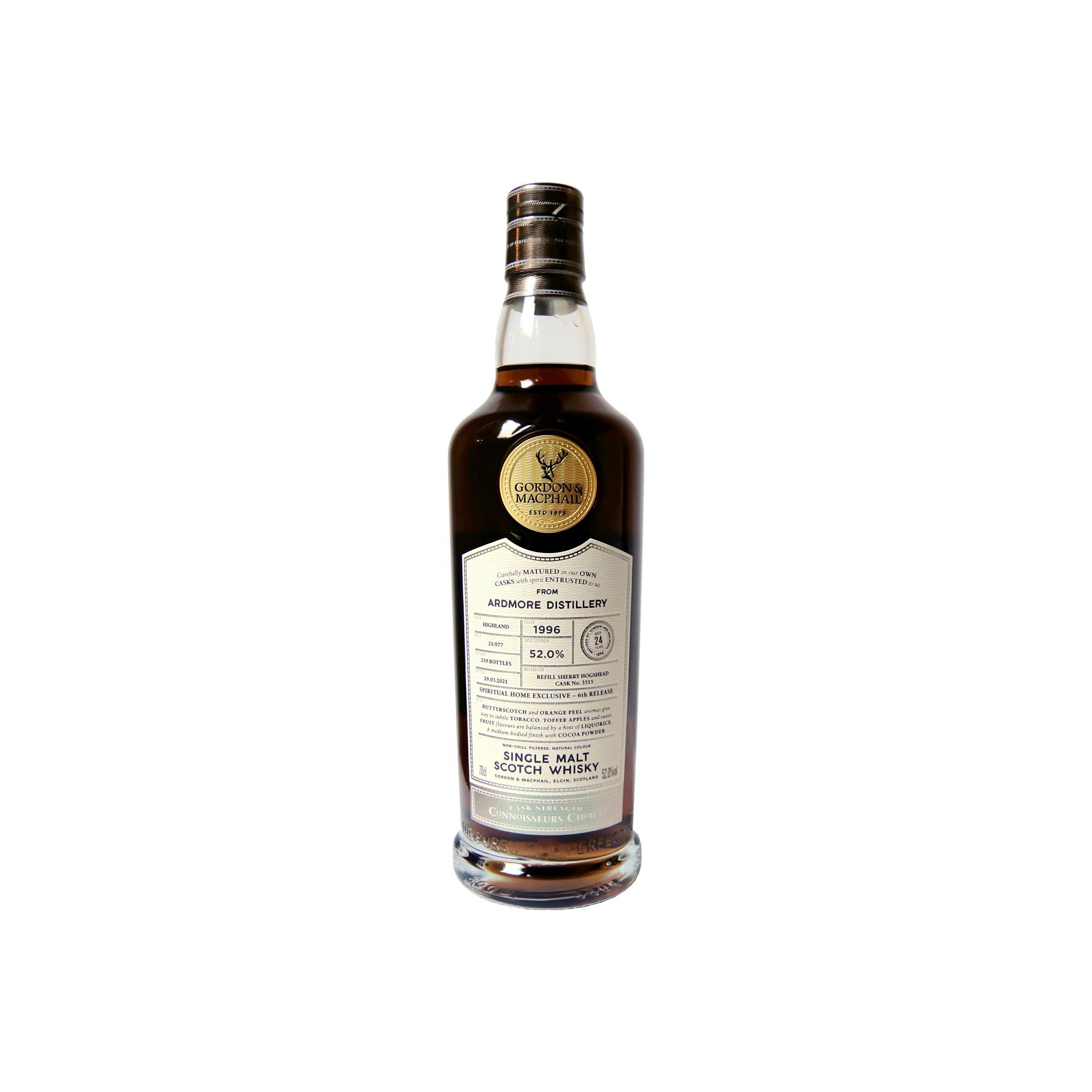 Ardmore Connoisseurs Choice - Cask Strength 1996 24 Years Single Malt Whisky