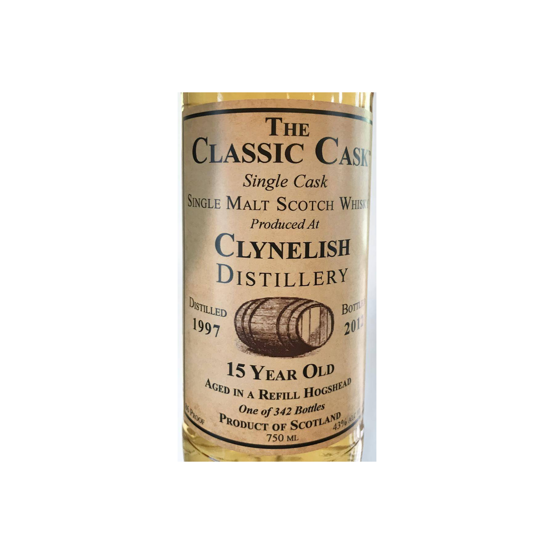 Clynelish Single Cask 1997 15 Years Single Malt Whisky