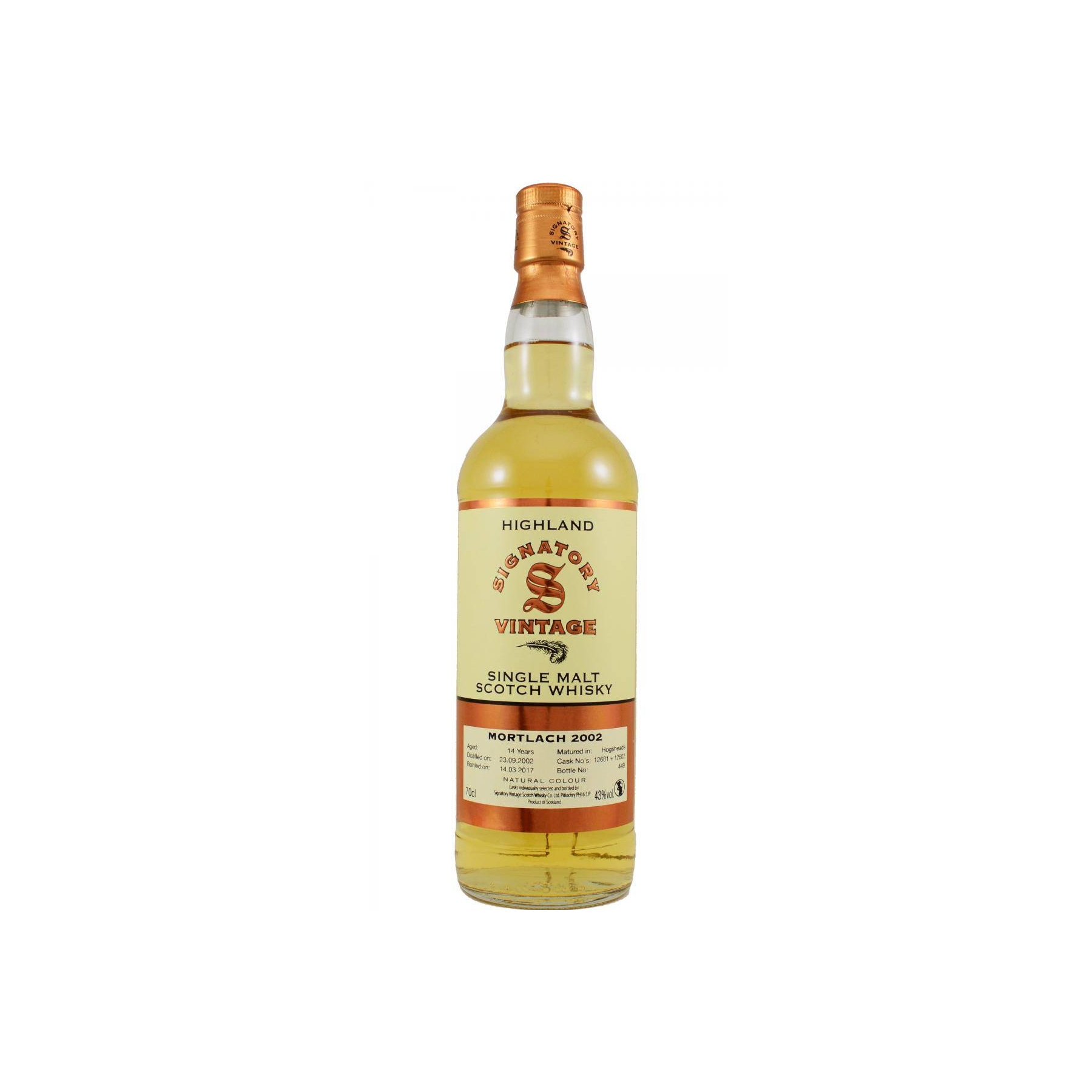 Mortlach Vintage Collection 2002 14 Years Single Malt Whisky
