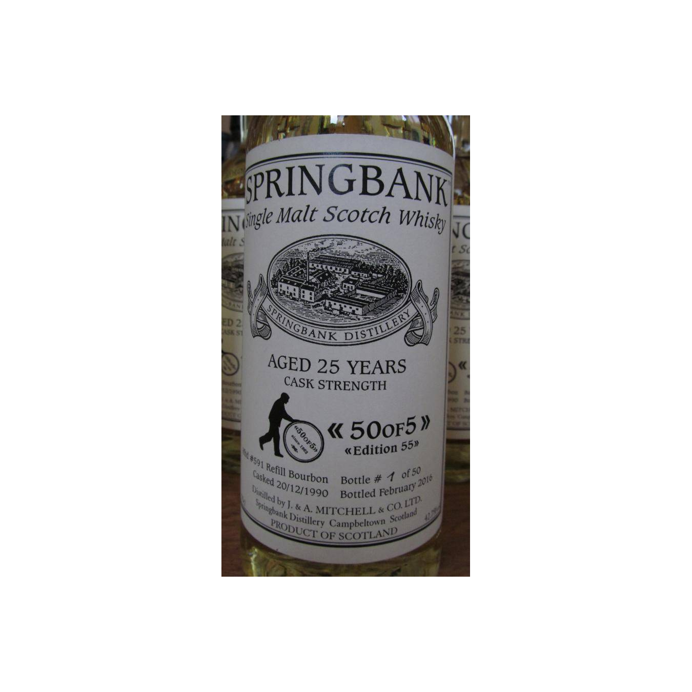 Springbank Private Cask 1990 25 Years Single Malt Whisky