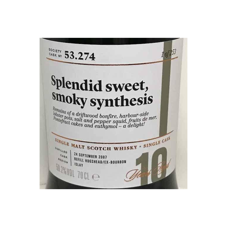 The Scotch Malt Whisky Society 2007 10 Years Single Malt Whisky 2