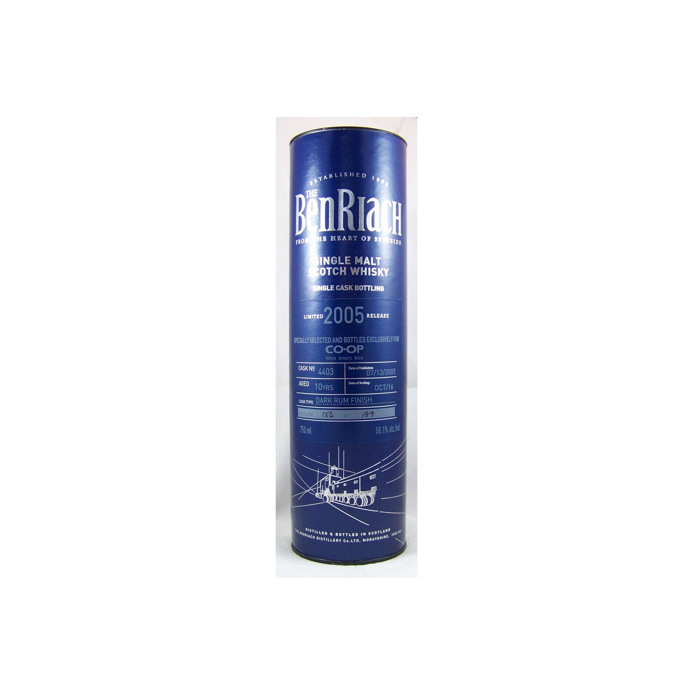 BenRiach 2005 10 Years Single Malt Whisky 3