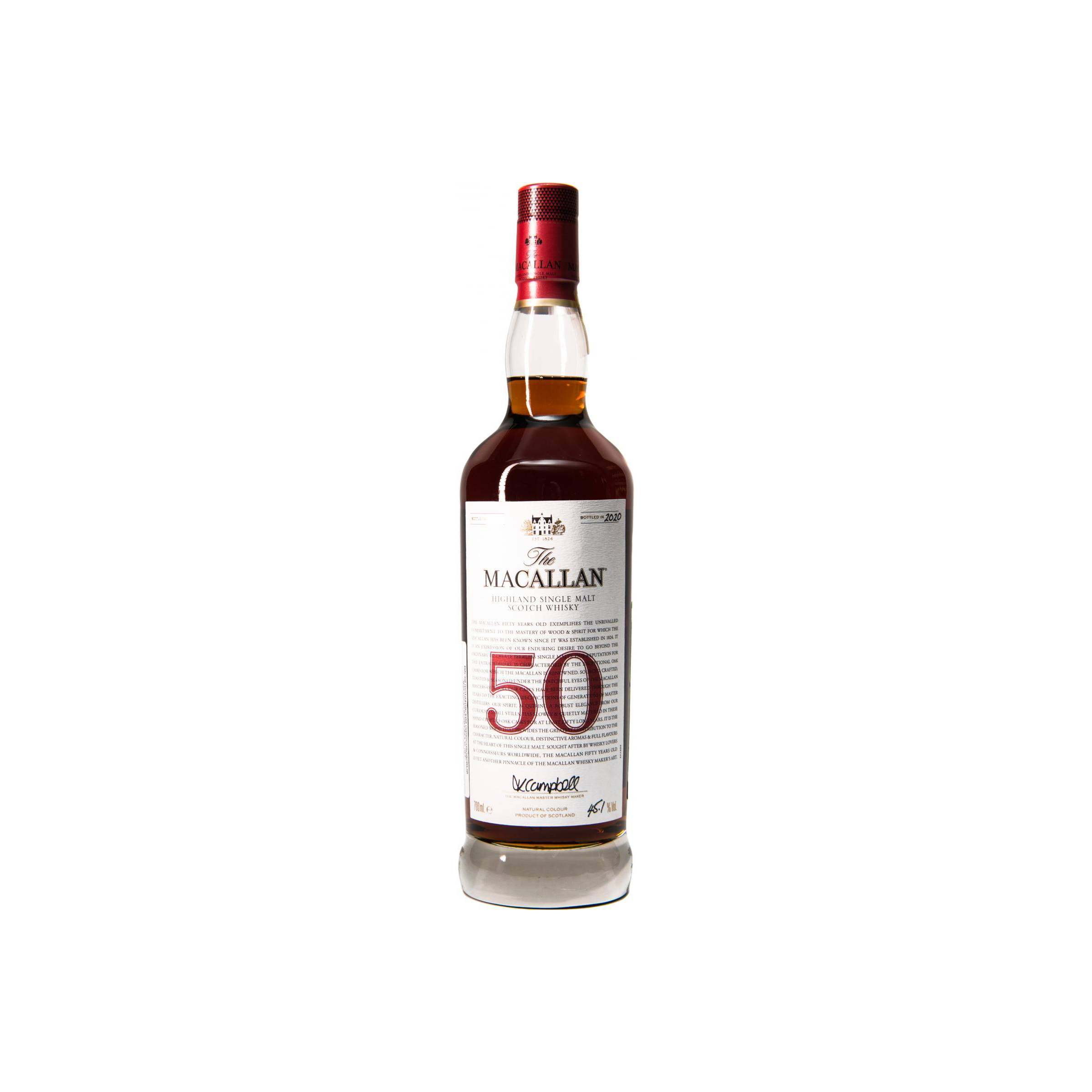 The Macallan 50 Years Single Malt Whisky