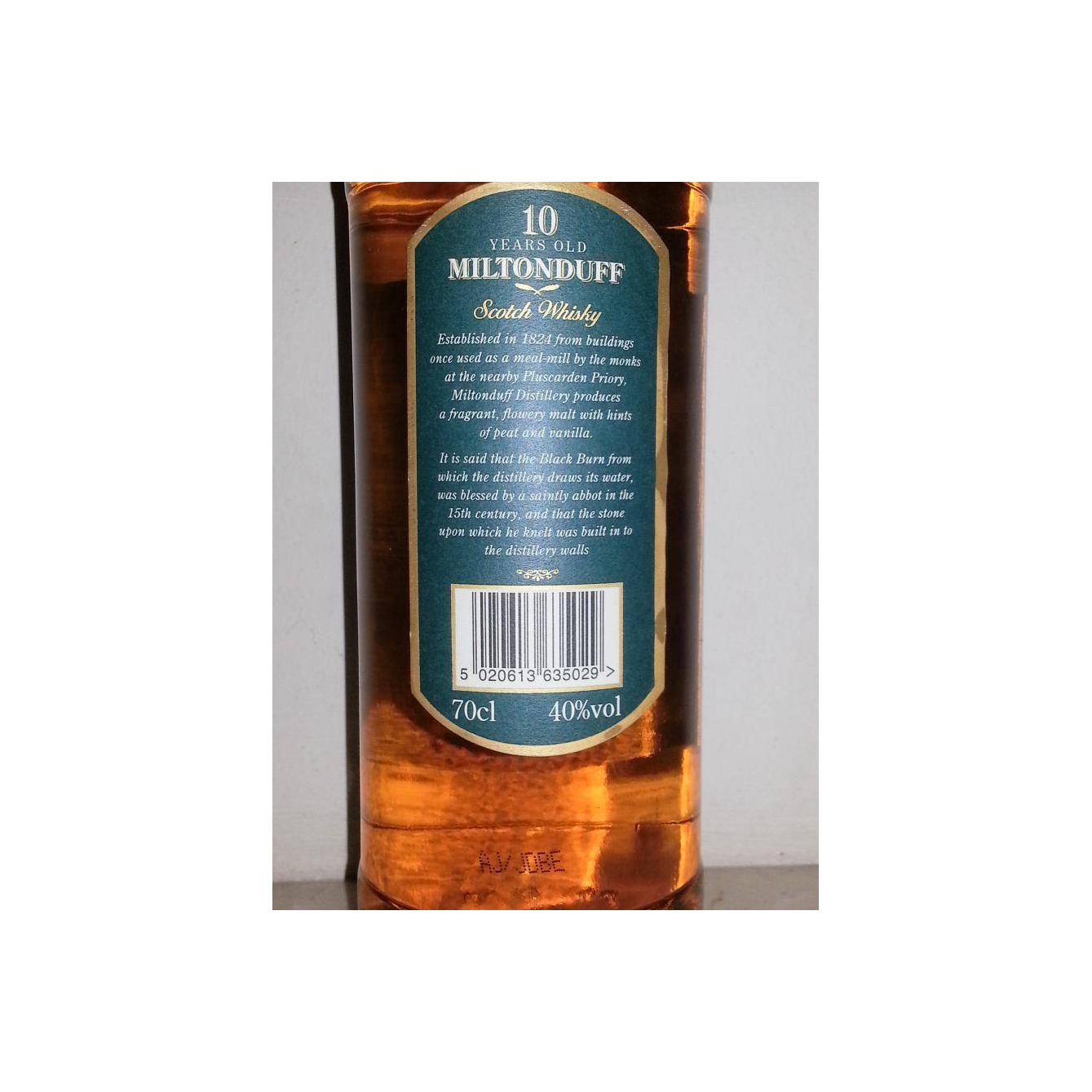 Miltonduff Licensed Bottling 10 Years Single Malt Whisky 3