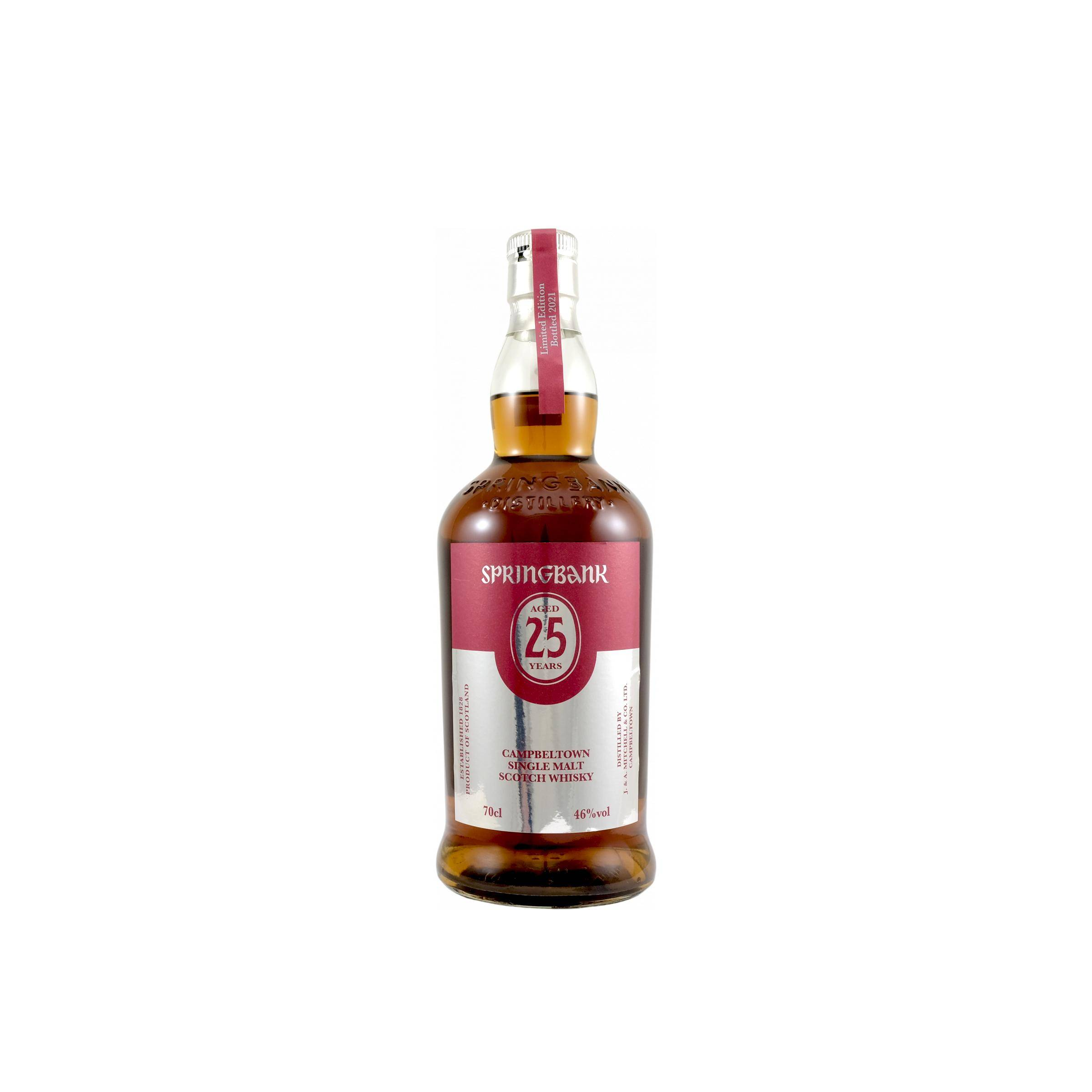 Springbank Limited Edition 25 Years Single Malt Whisky