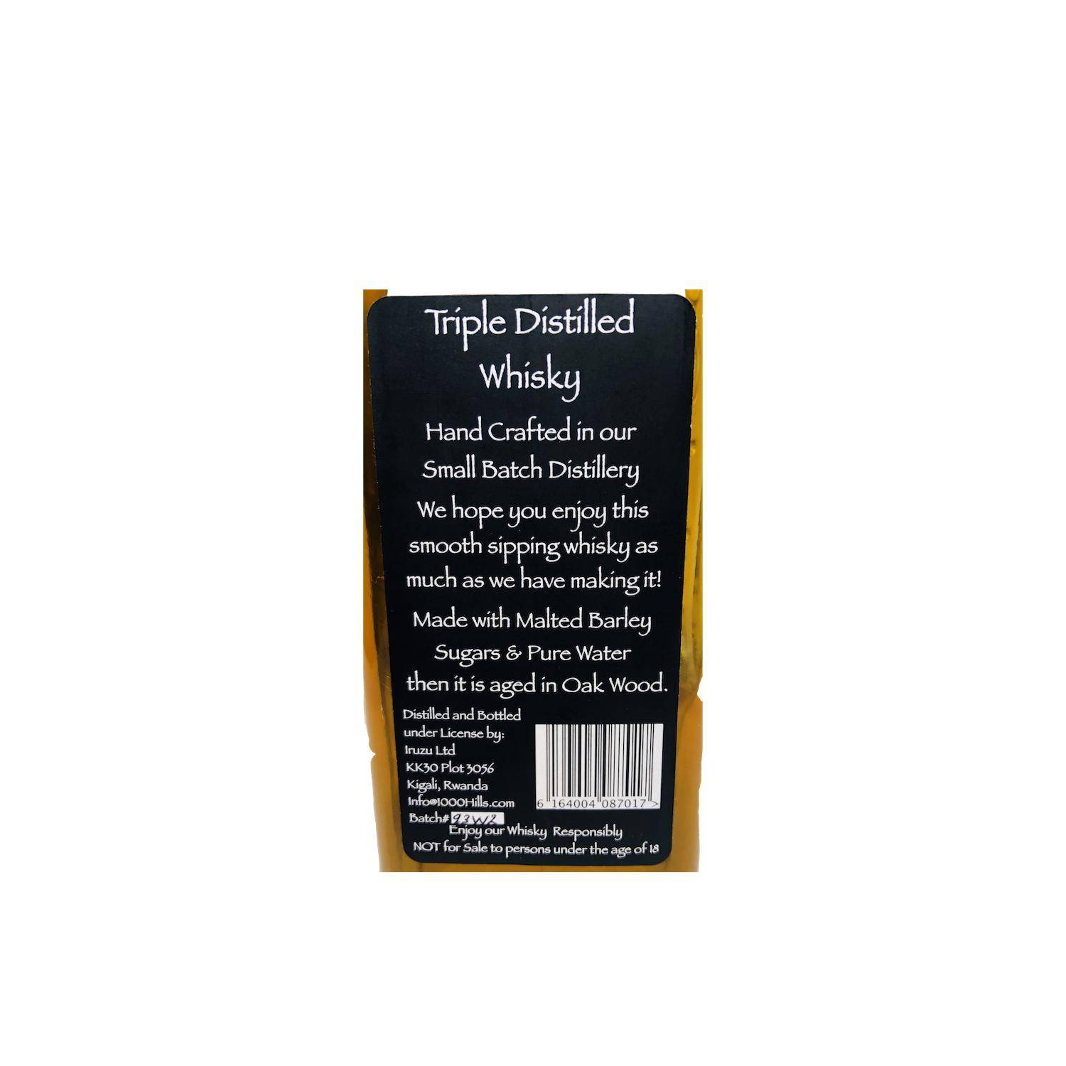 1000 Hills Whisky 2