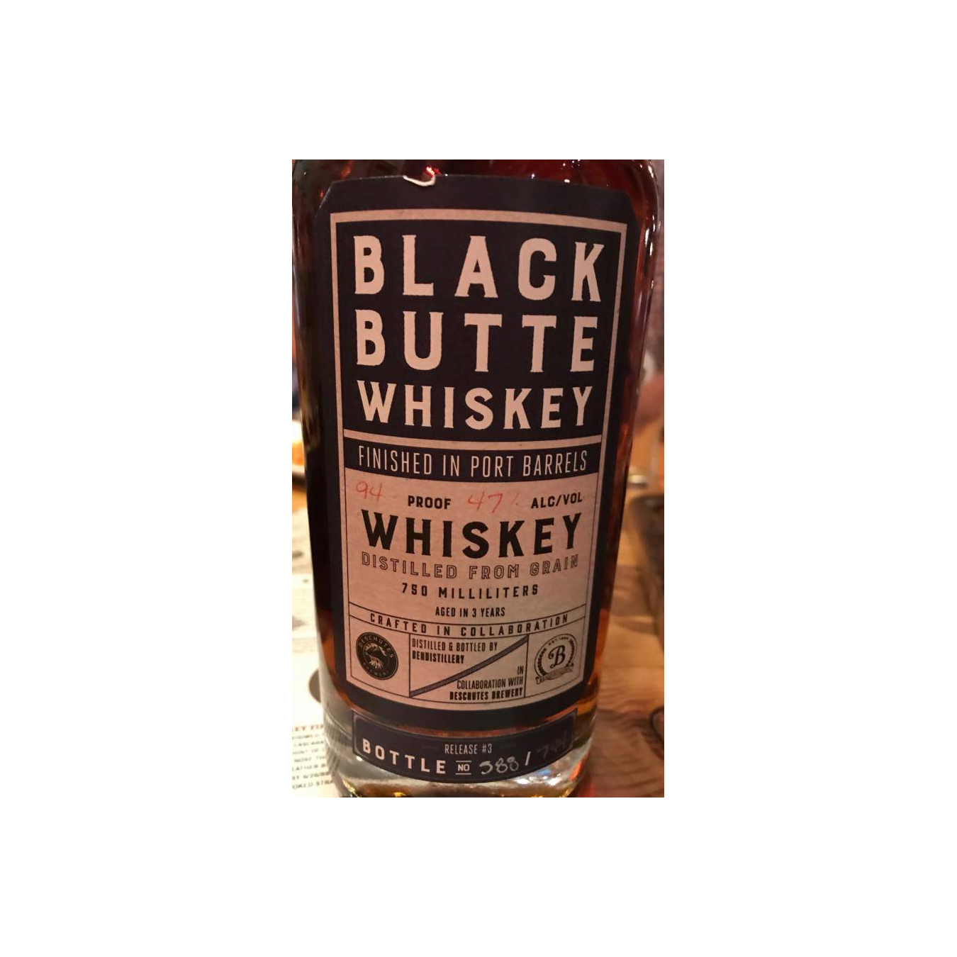 Black Butte Whiskey 03-year-old - Release #3