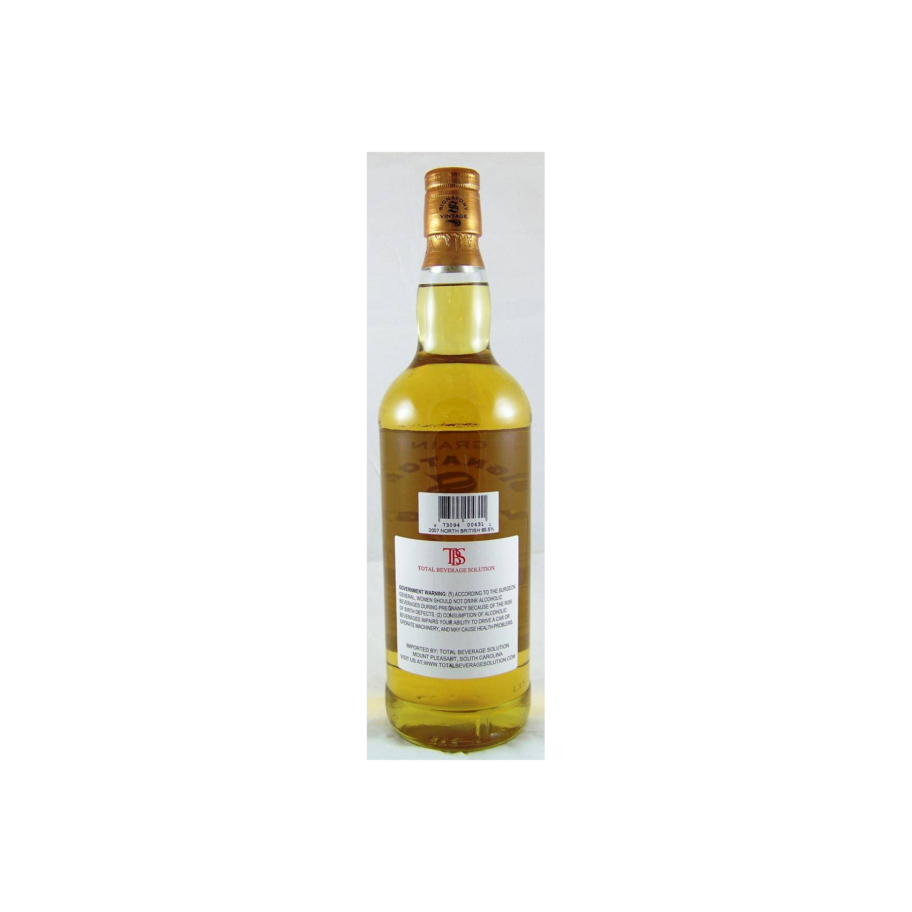 North British 2007 7 Years Single Grain Whisky 2
