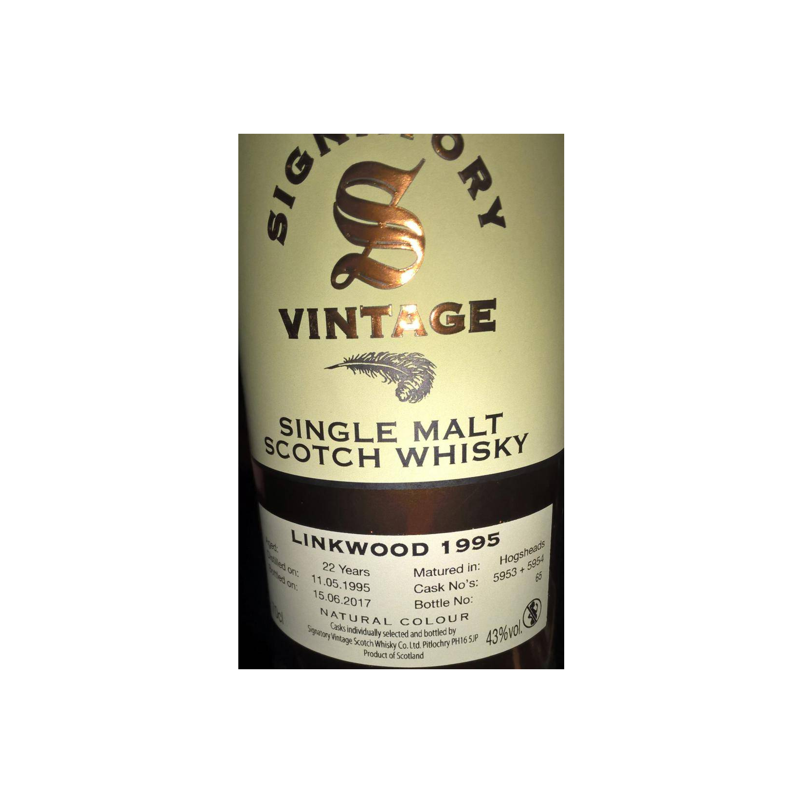 Linkwood Vintage Collection 1995 22 Years Single Malt Whisky