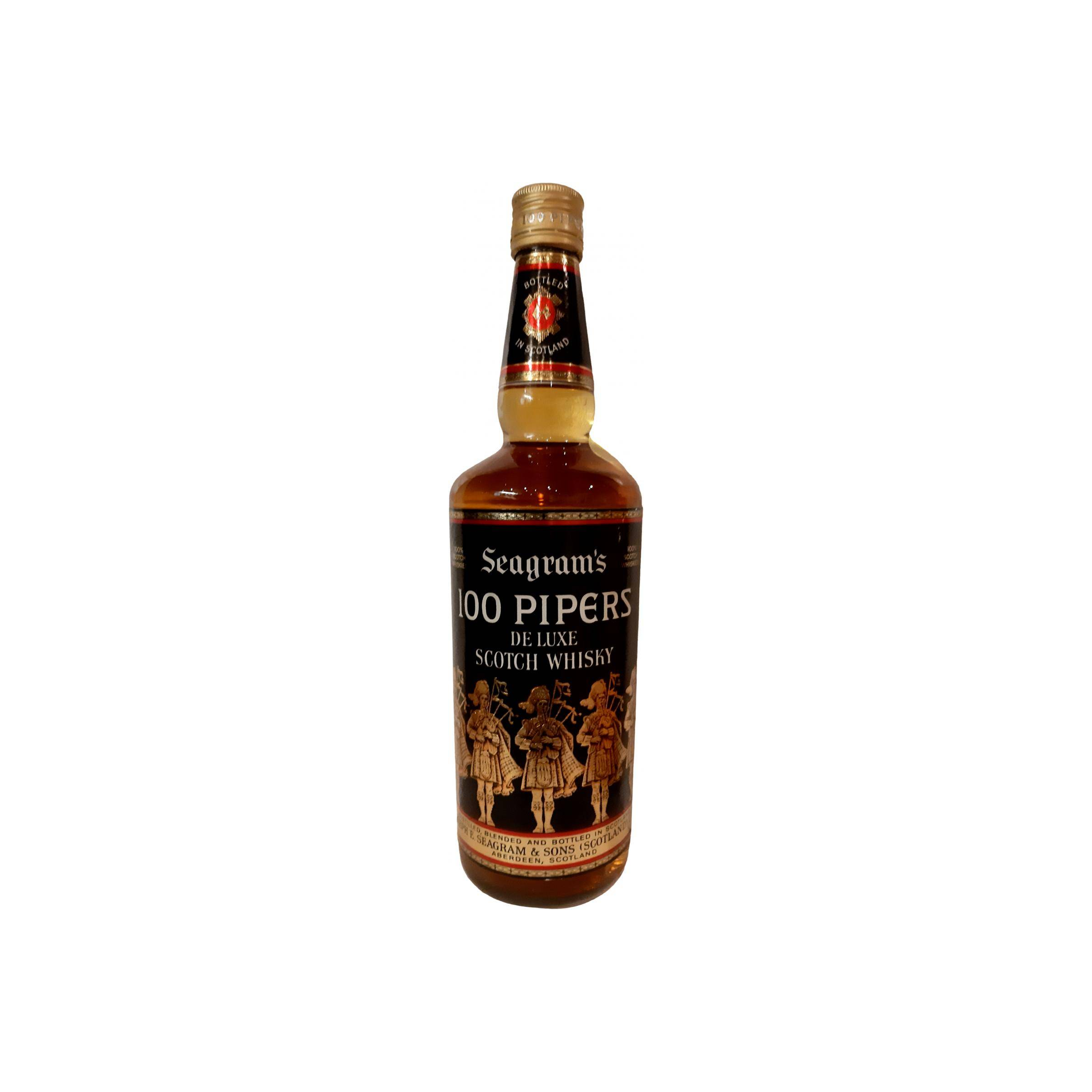 100 Pipers De Luxe Scotch Whisky