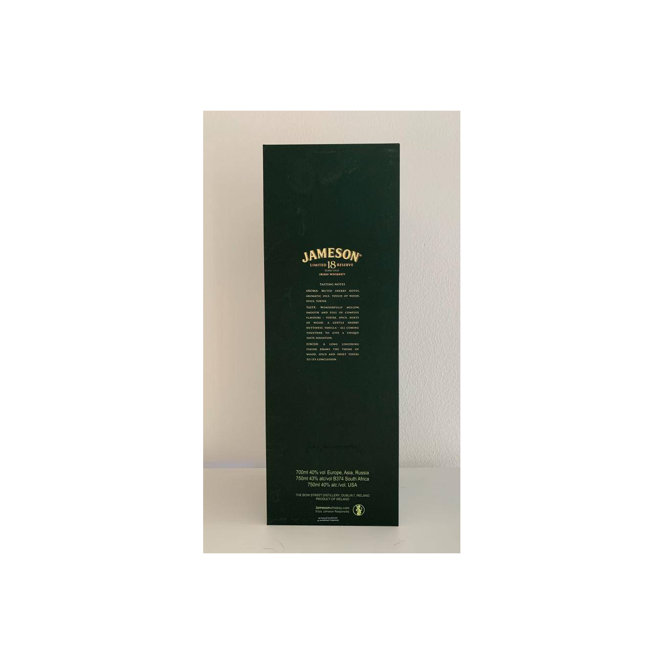 Jameson 18 Years Single Malt Whisky 3
