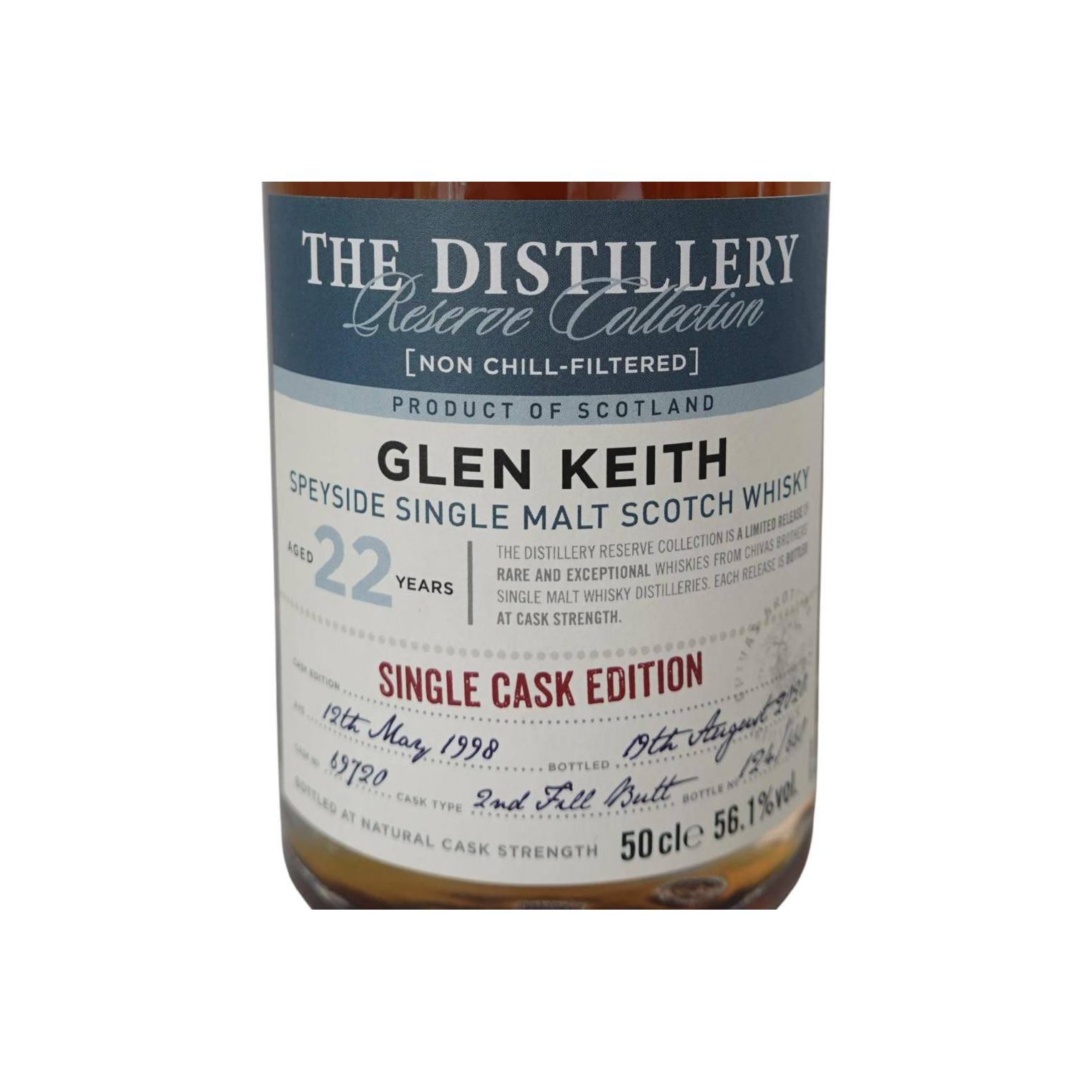 Glen Keith 1998 22 Years Single Malt Whisky 2