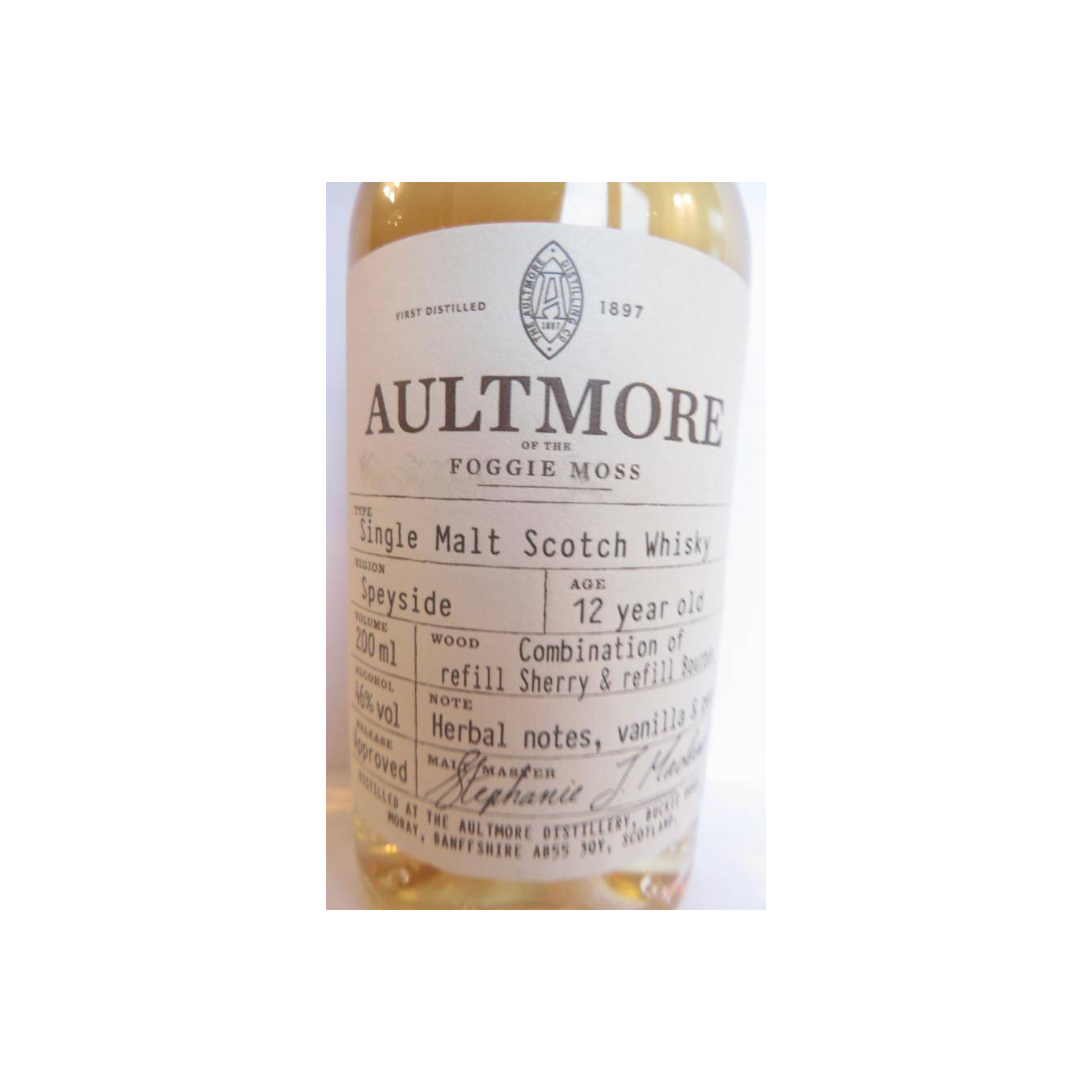Aultmore 12 Years Single Malt Whisky 3