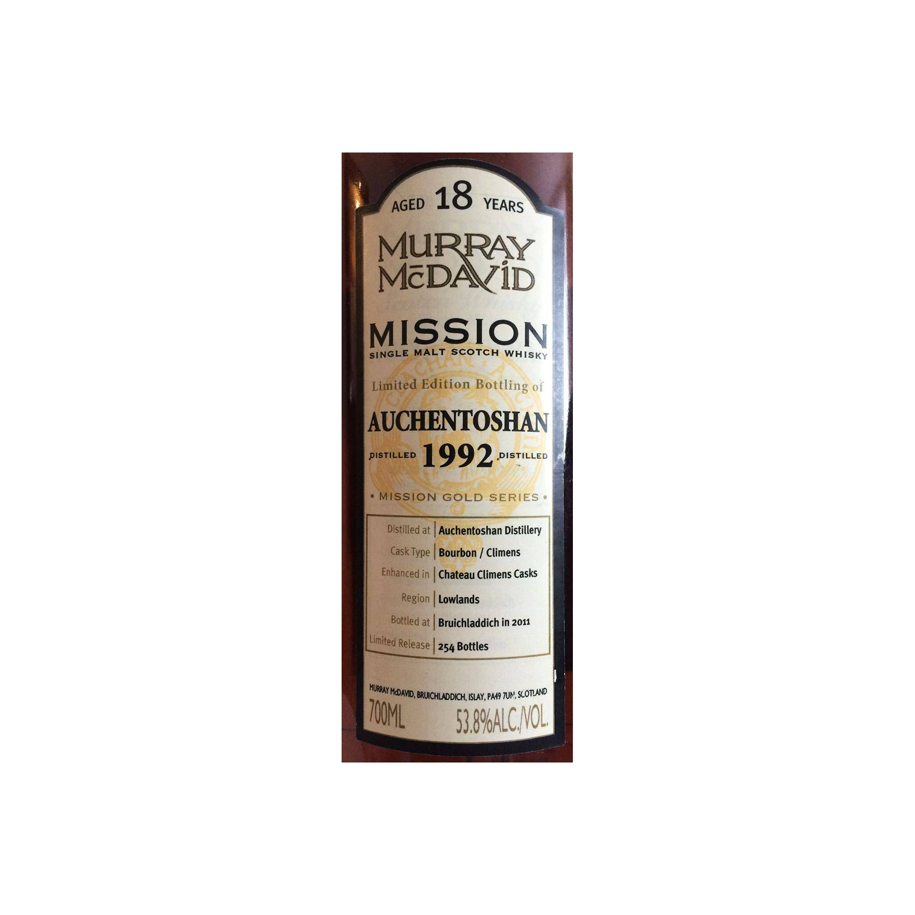 Auchentoshan 1992 18 Years Single Malt Whisky 2