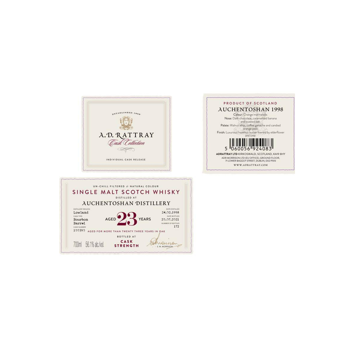 Auchentoshan 1998 23 Years Single Malt Whisky 2