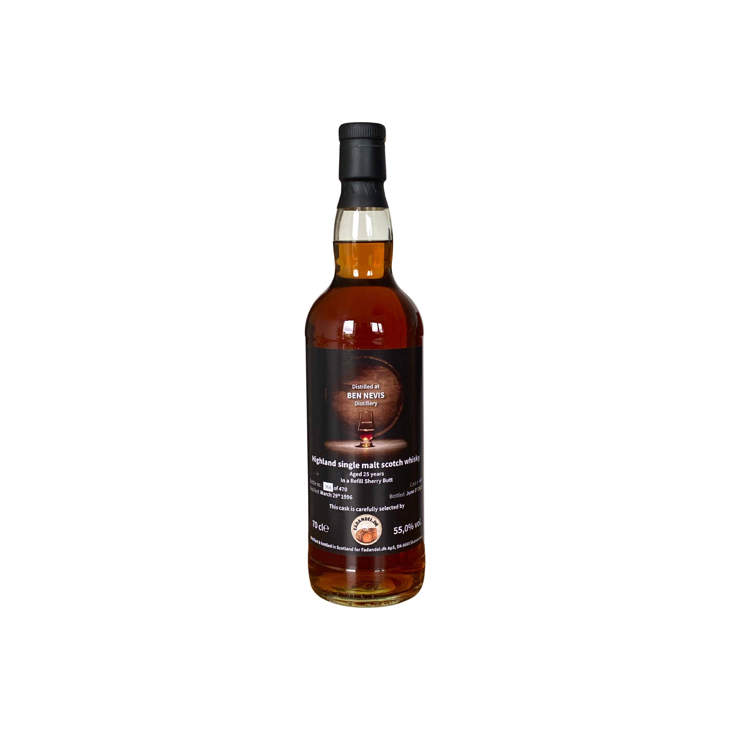 Ben Nevis Single Cask 1996 25 Years Single Malt Whisky