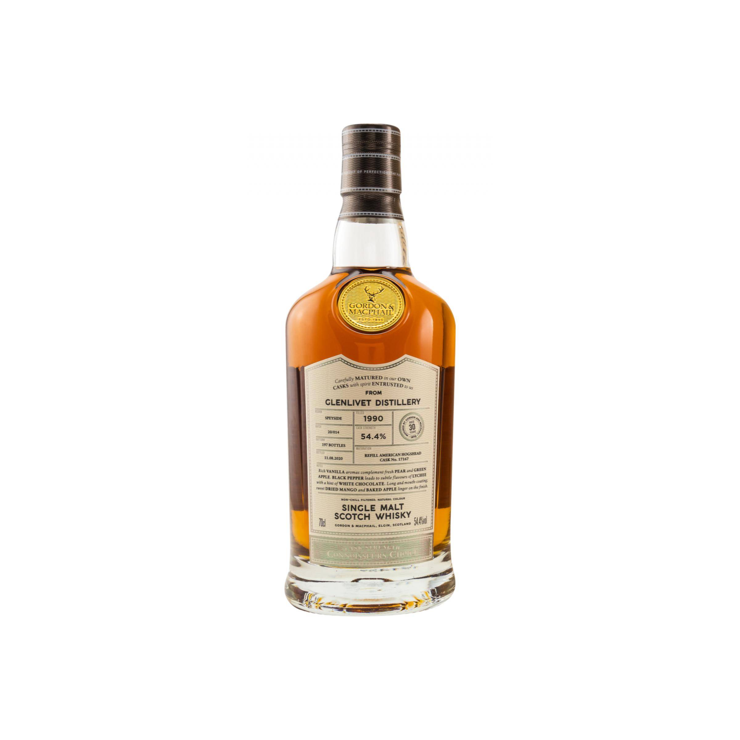 The Glenlivet Connoisseurs Choice - Cask Strength 1990 30 Years Single Malt Whisky