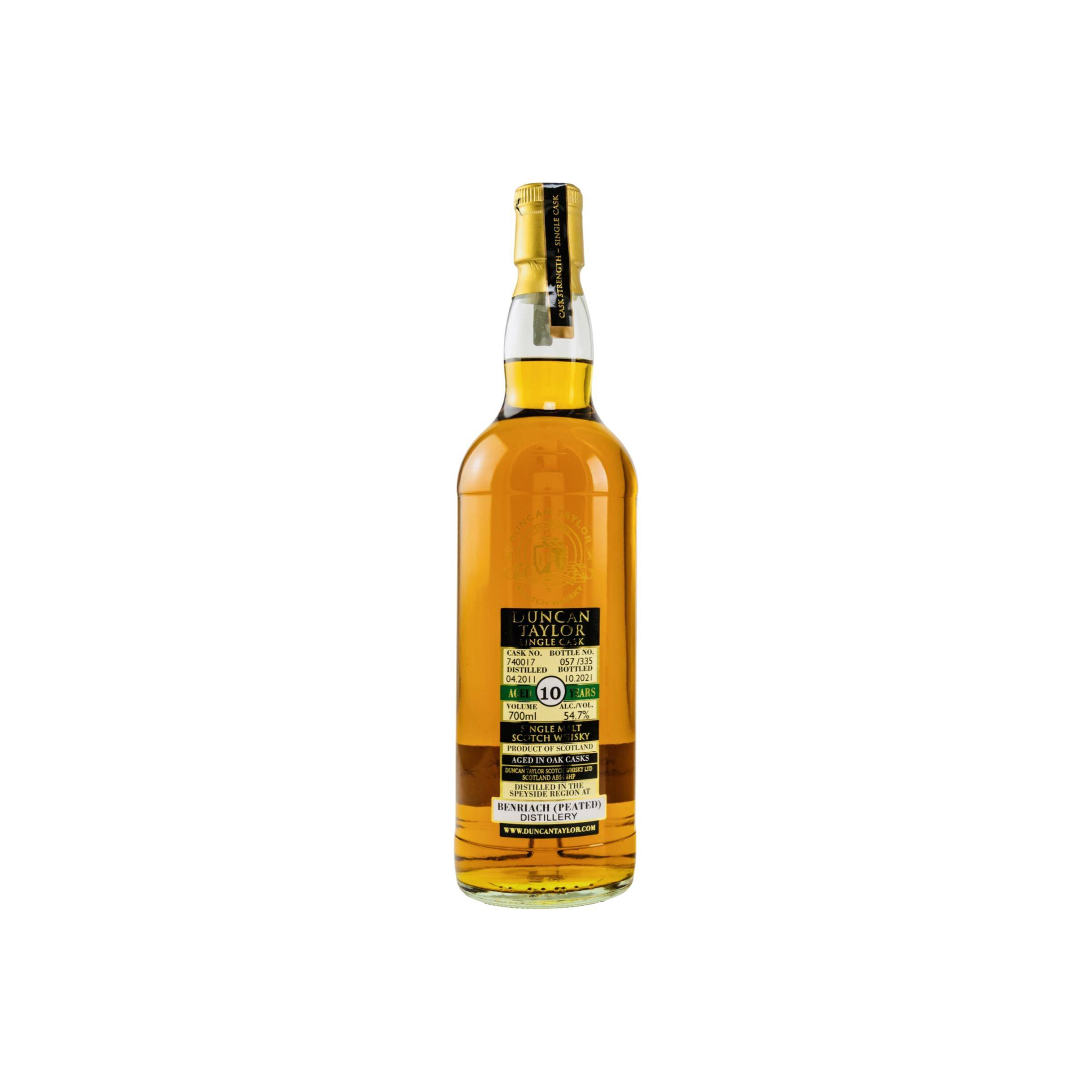 BenRiach Single Cask 2011 10 Years Single Malt Whisky