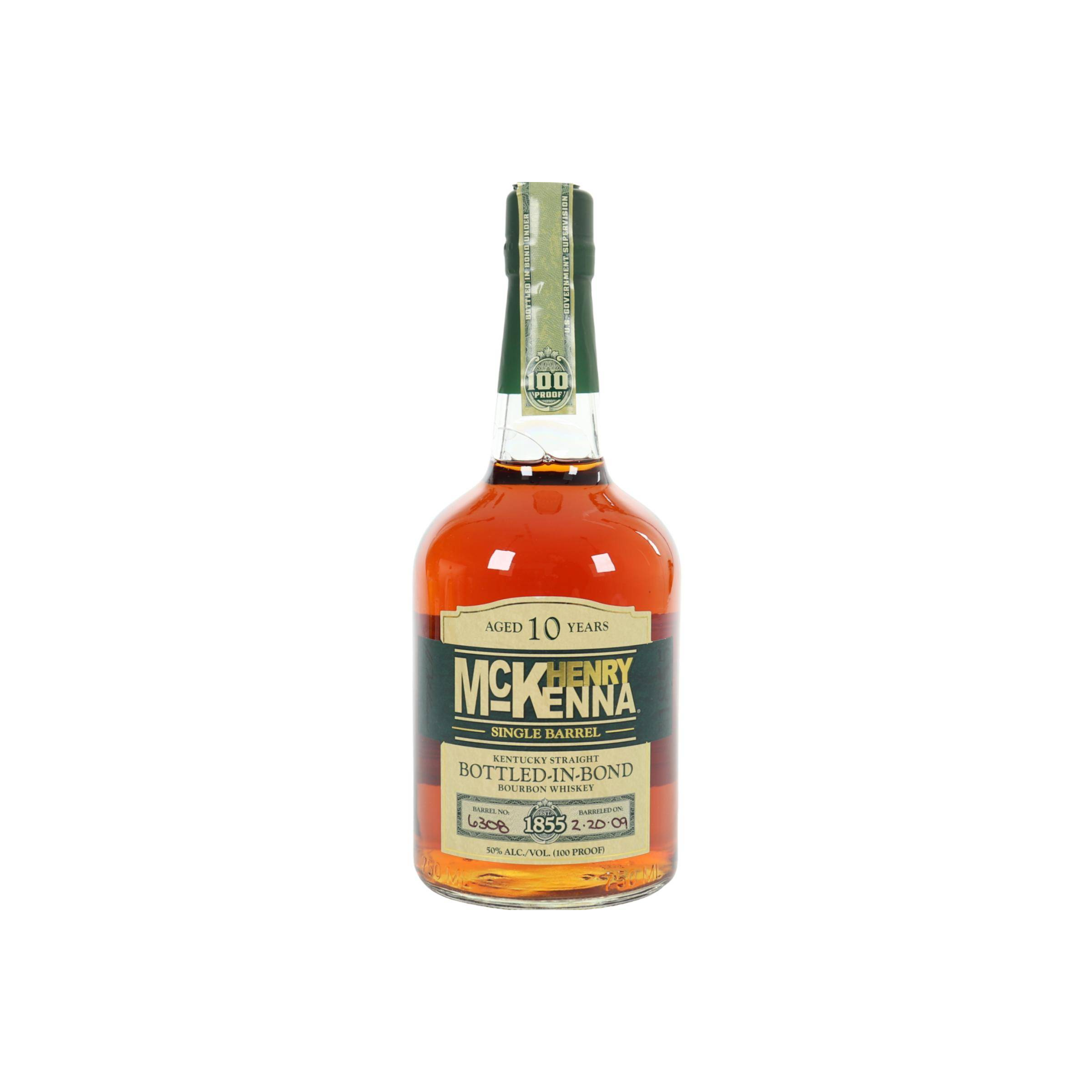 Henry McKenna Single Cask 2009 10 Years Bourbon Whisky