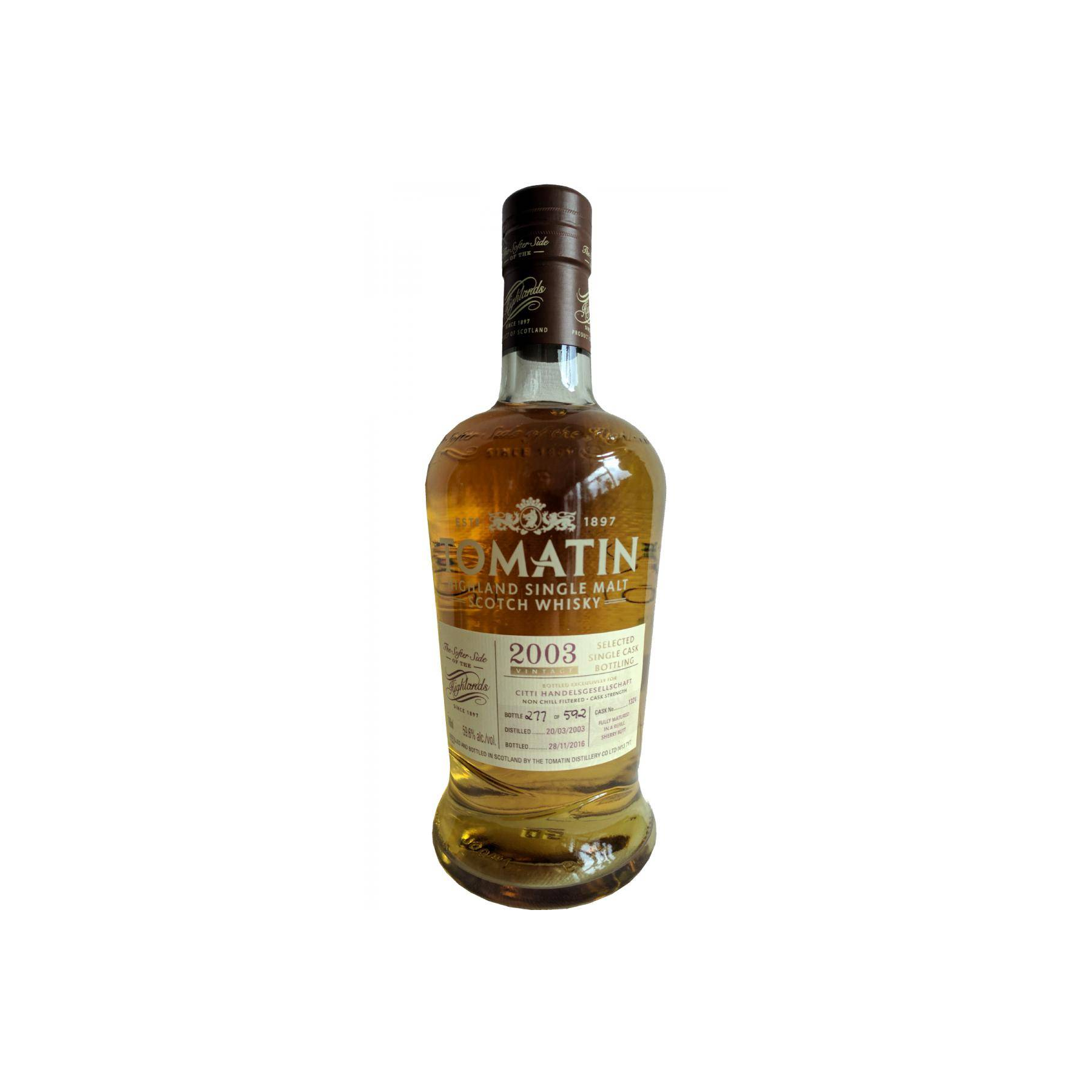 Tomatin 2003 13 Years Single Malt Whisky