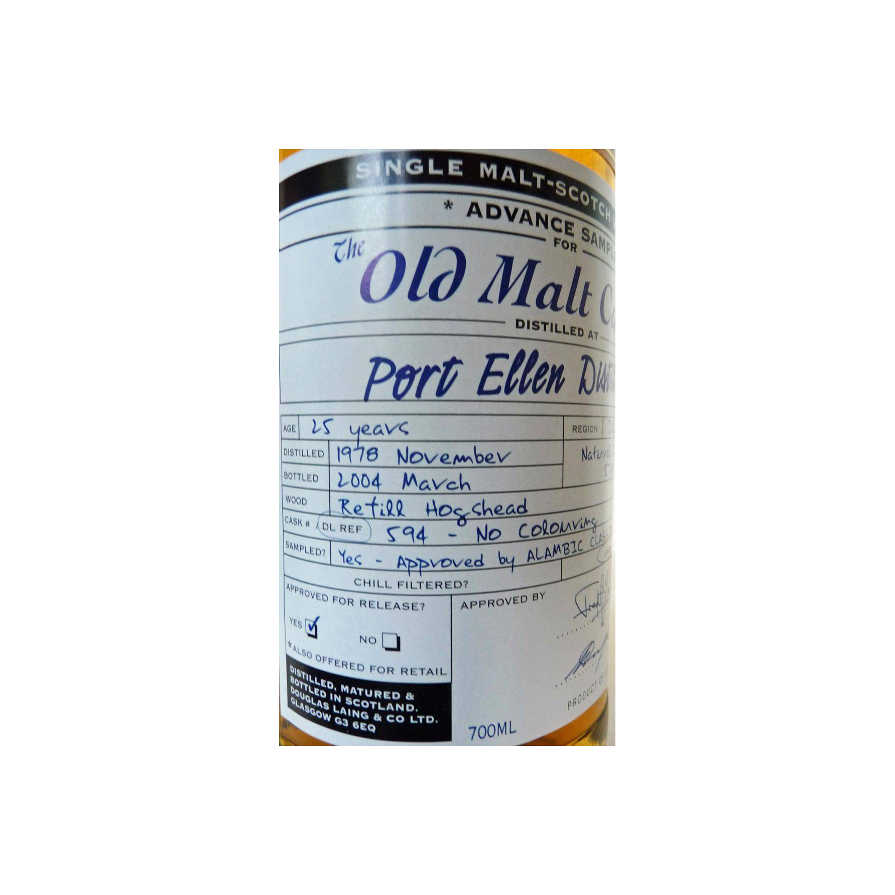 Port Ellen 1978 25 Years Single Malt Whisky 2