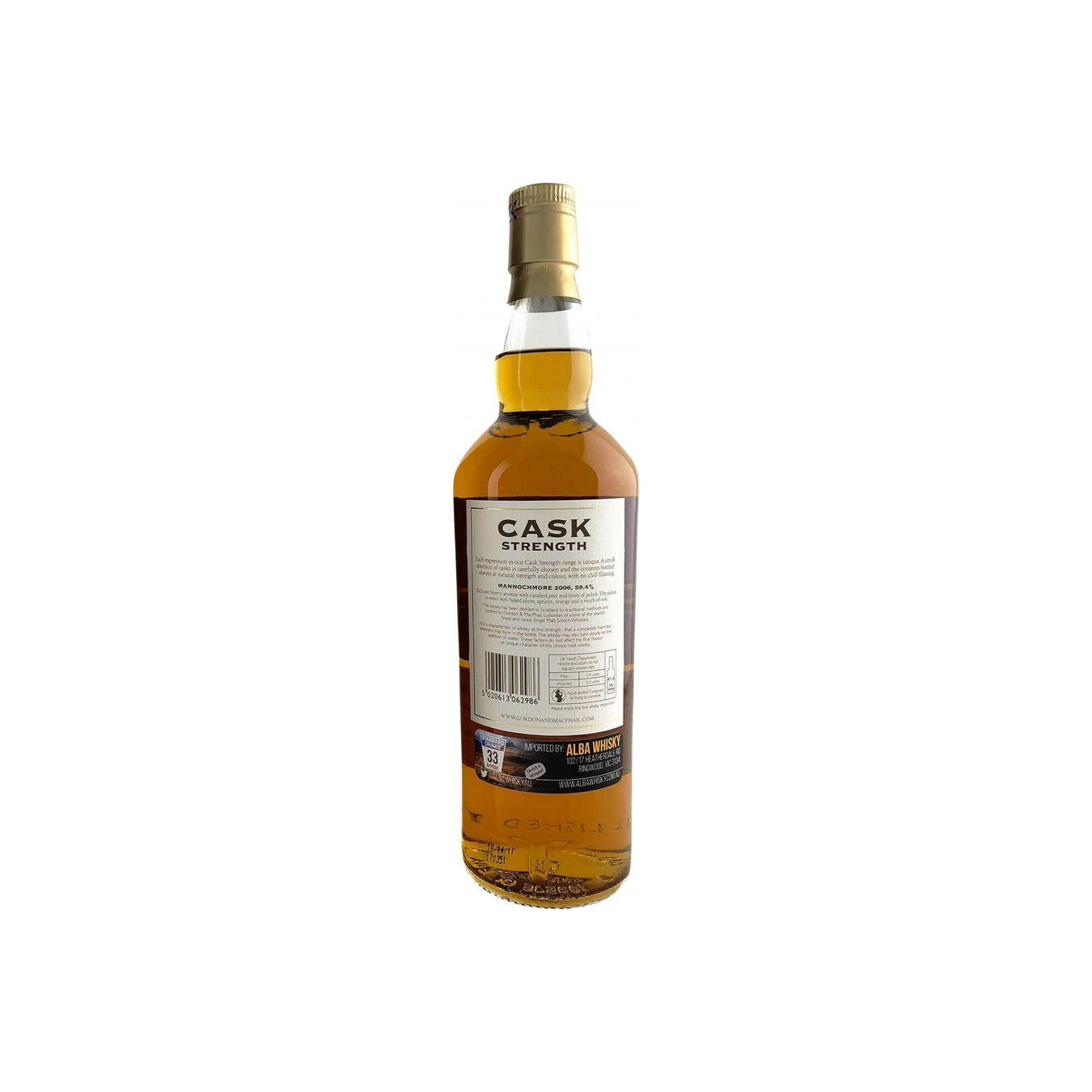 Mannochmore Cask Strength Collection 2006 10 Years Single Malt Whisky 2