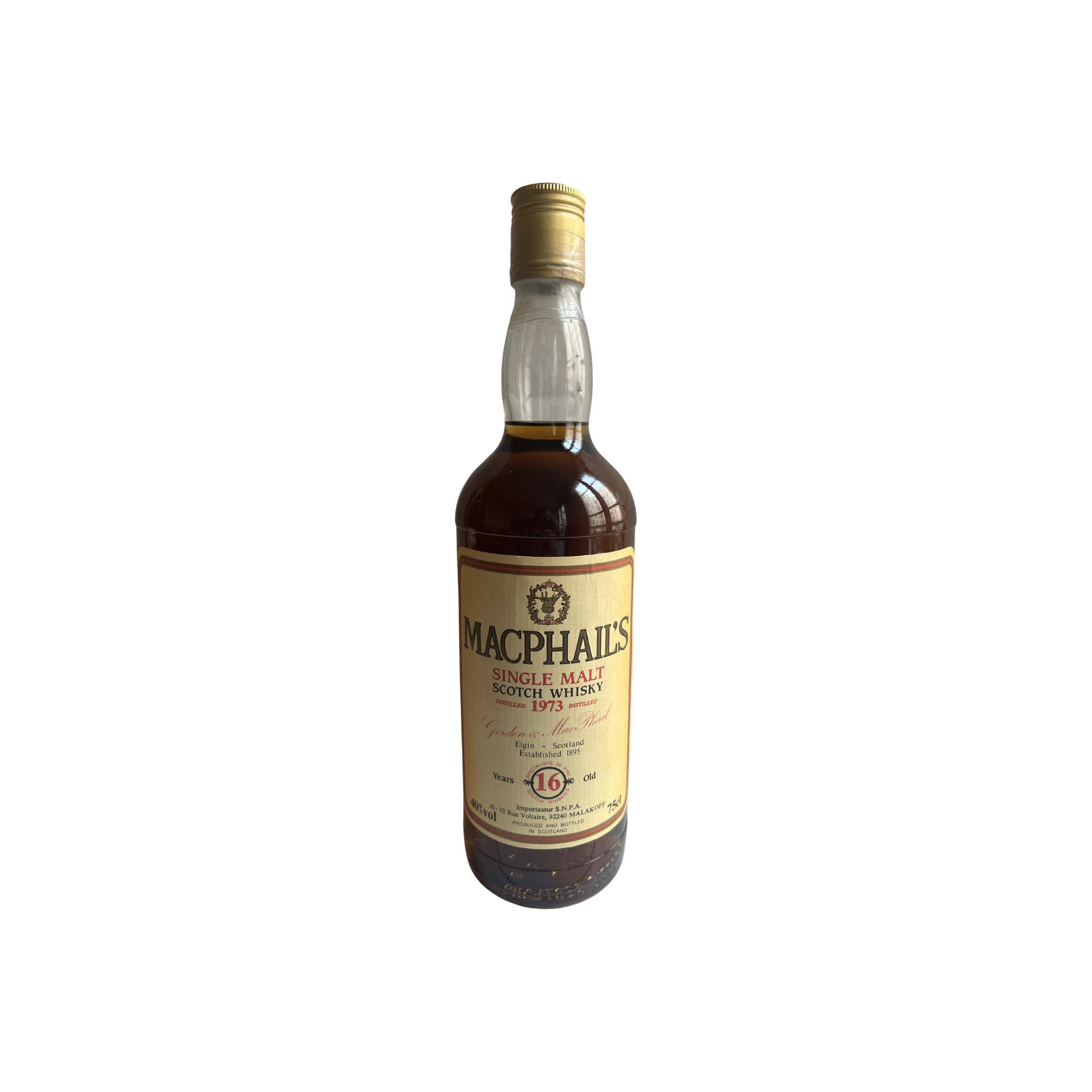 Gordon & MacPhail 1973 16 Years Single Malt Whisky