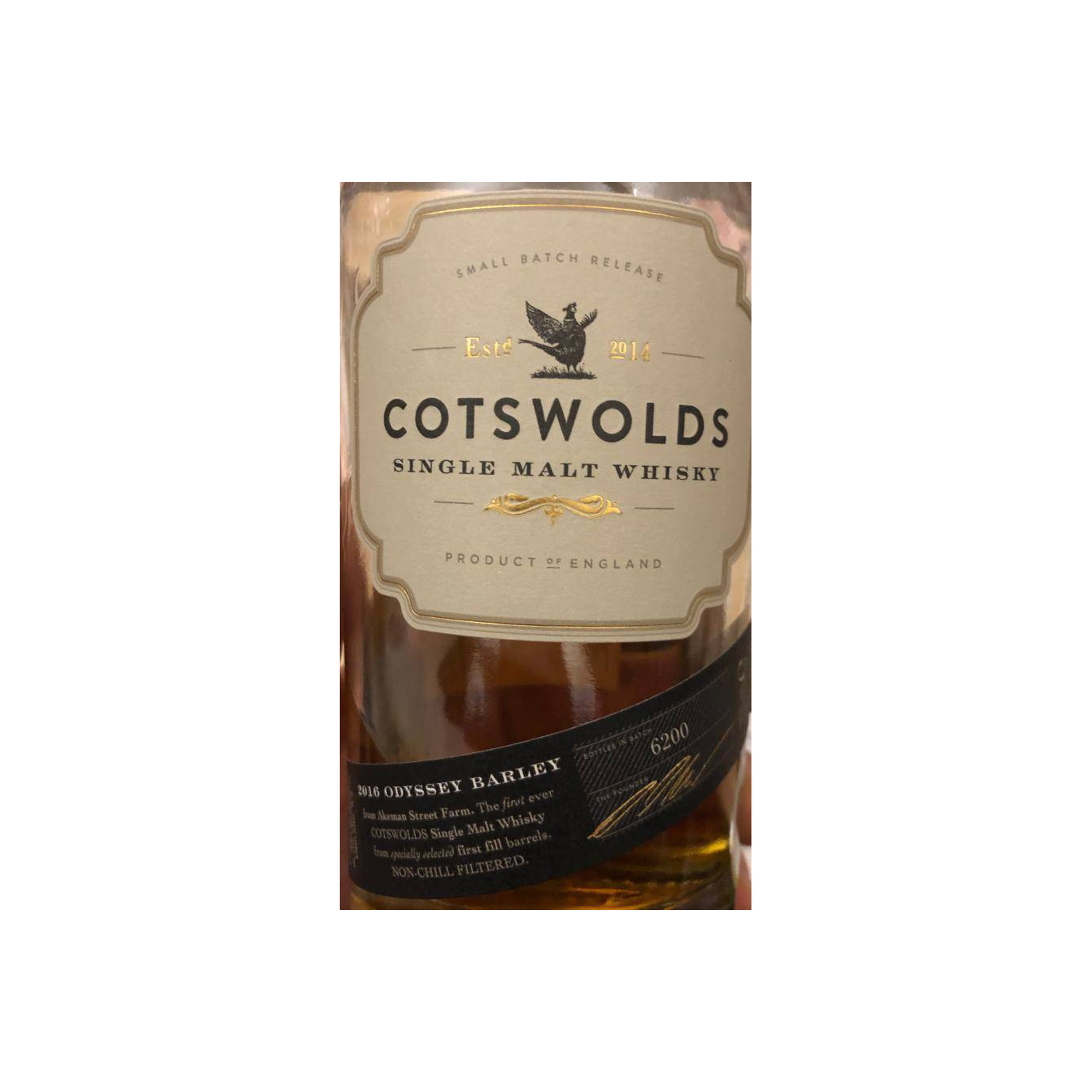 Cotswolds 2016 Single Malt Whisky 2