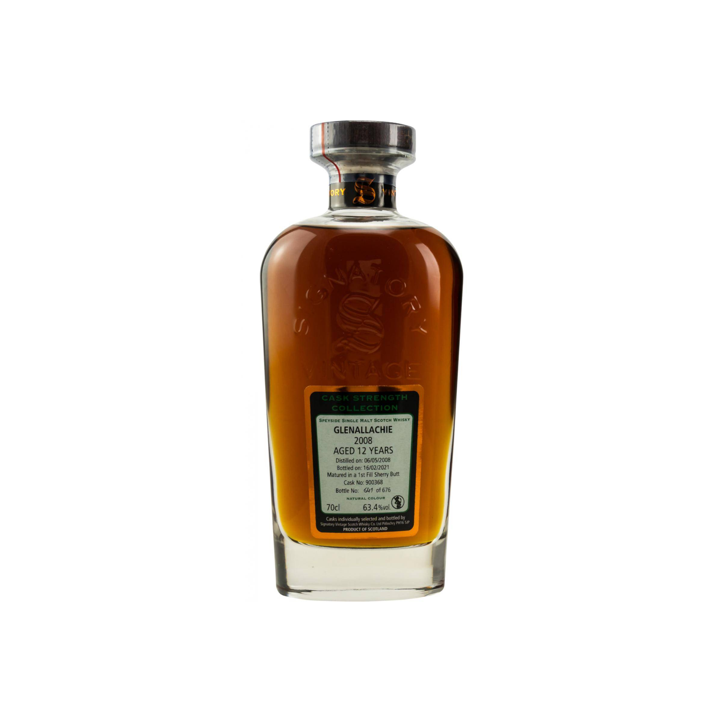The GlenAllachie Cask Strength Collection 2008 12 Years Single Malt Whisky