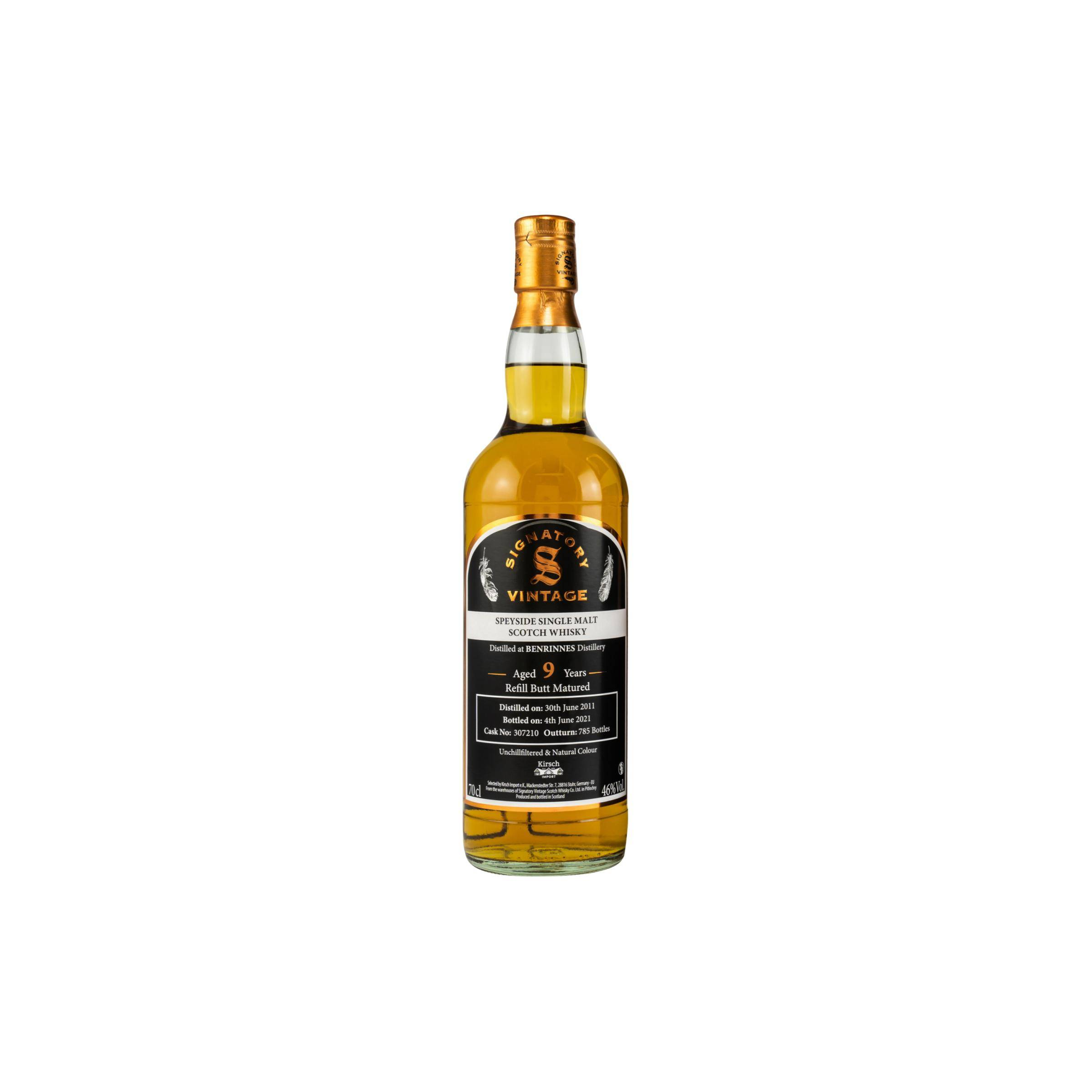 Benrinnes 2011 9 Years Single Malt Whisky